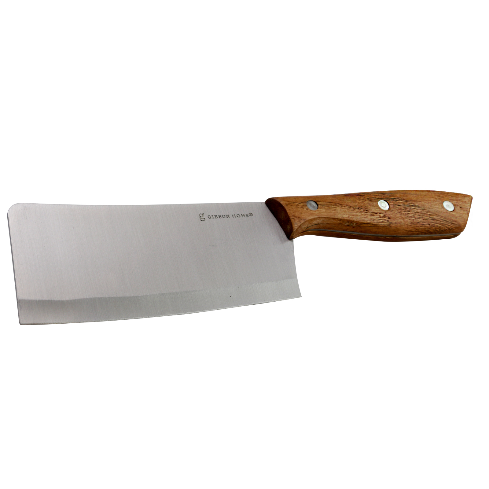 Gibson Home Seward 6 inch Cleaver with Wooden Handle