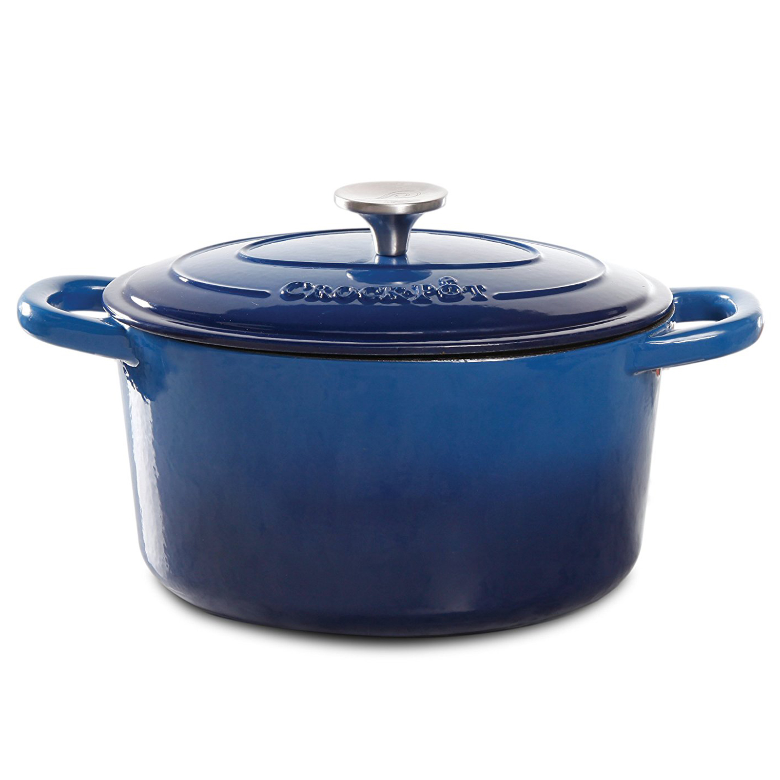Crock-Pot Artisan 7qt. Round Cast Iron Dutch Oven - Sapphire Blue