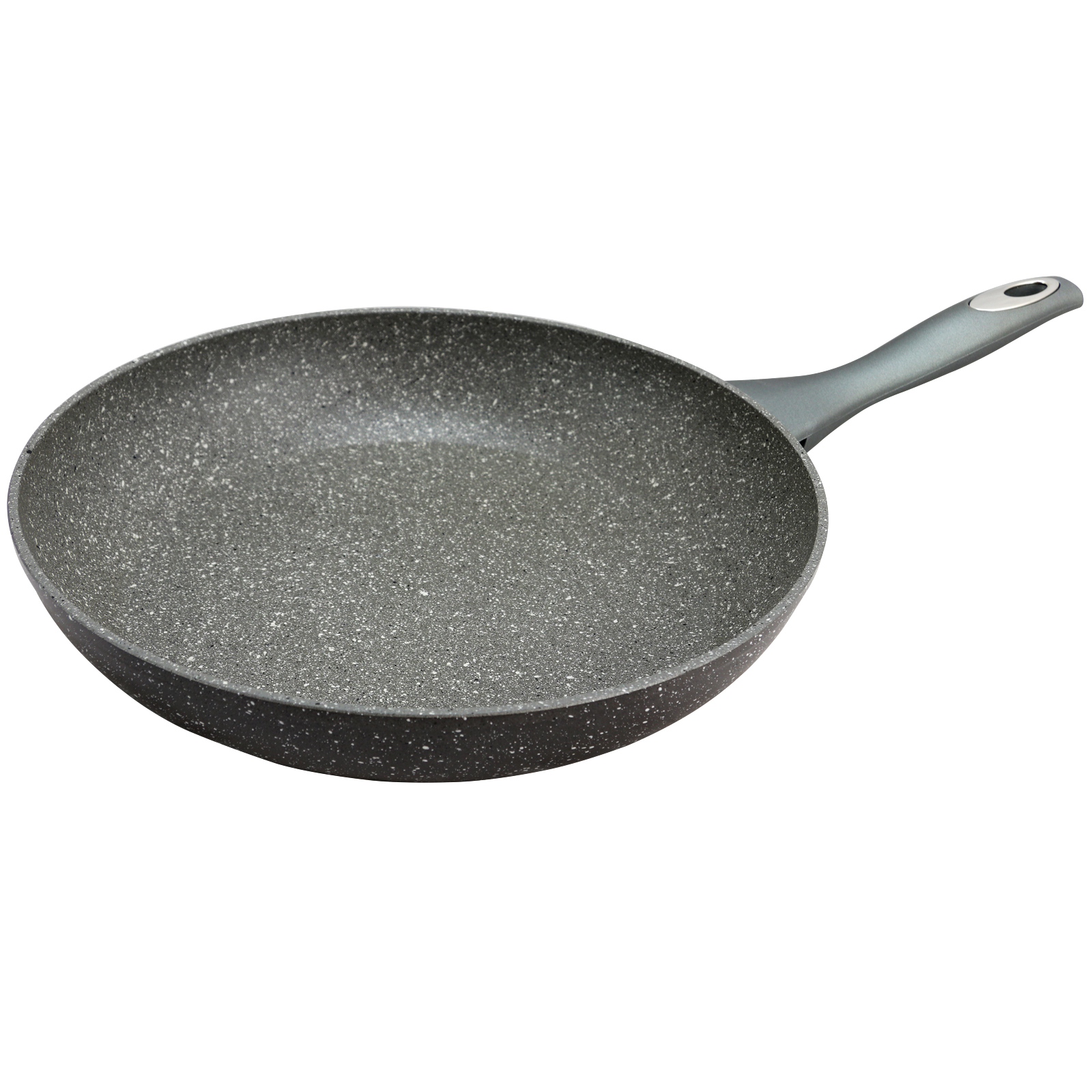Oster Caswell 12 inch Aluminum Frying Pan in Grey Marble