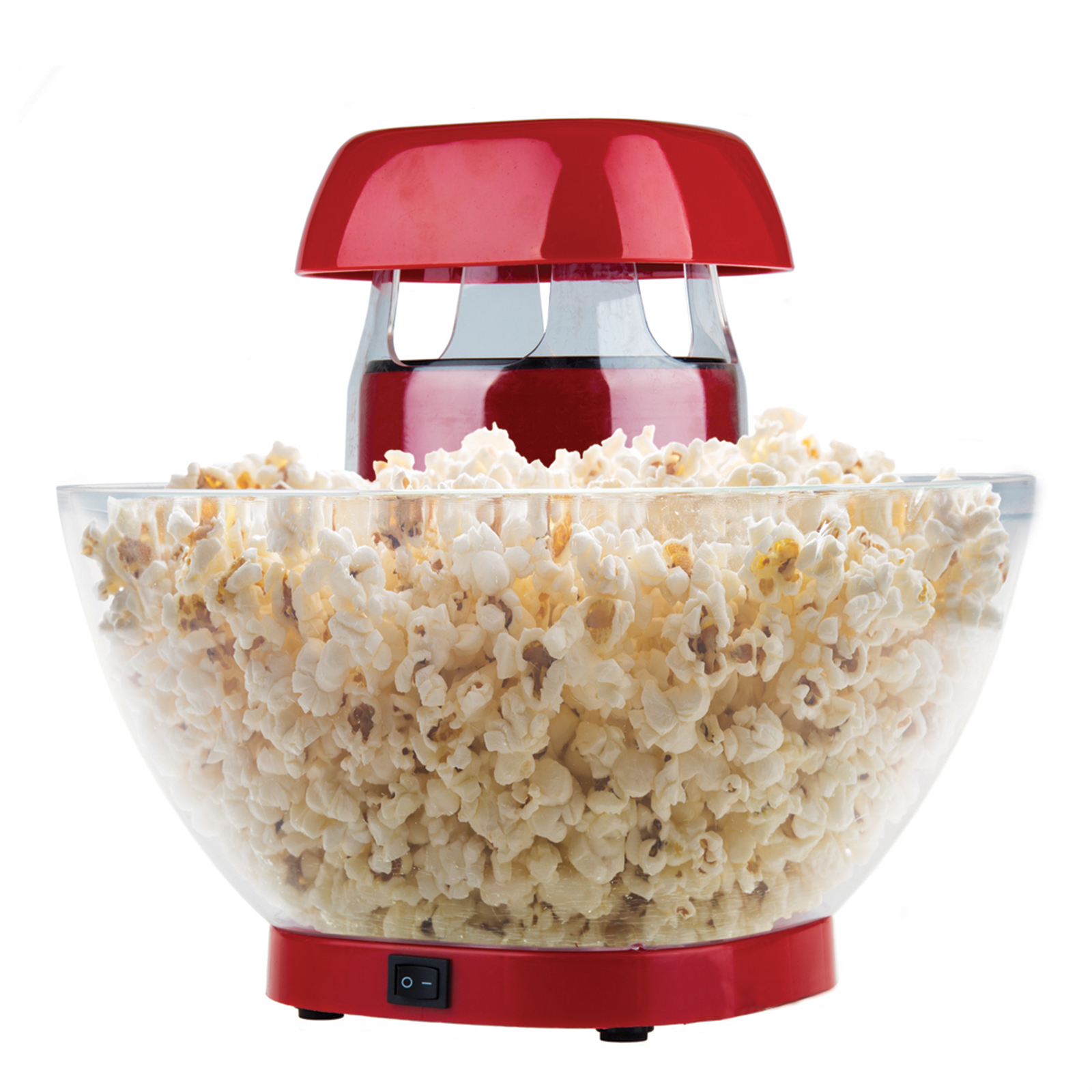 Brentwood 970105507M Jumbo 24-Cup Hot Air Popcorn Maker in Red