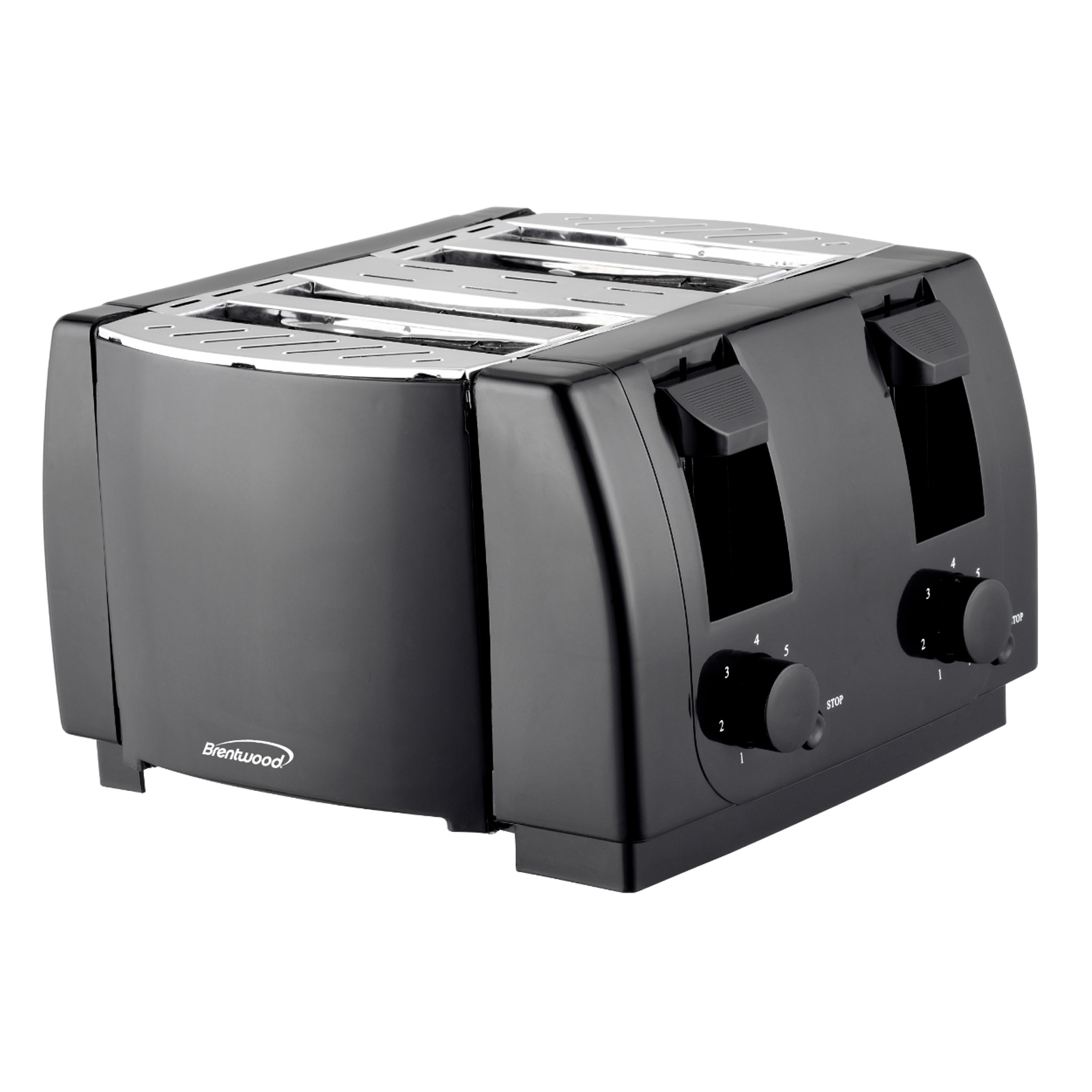 Brentwood 970110412M Cool Touch 4 Slice Toaster in Black