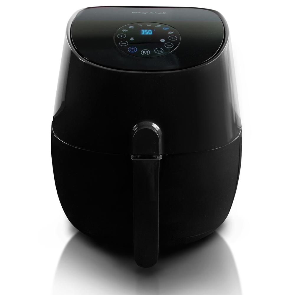 MegaChef 970101731M 3.5 Quart Airfryer And Multicooker with 7 Pre- programmed Settings - Black