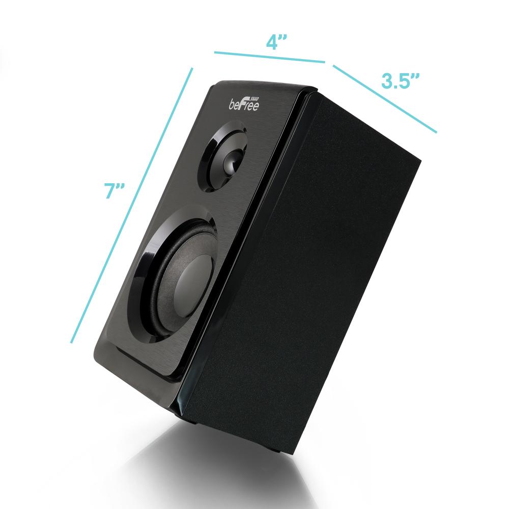 Befree Sound 97095499M 5.1 Channel Surround Sound Bluetooth Speaker System in Black