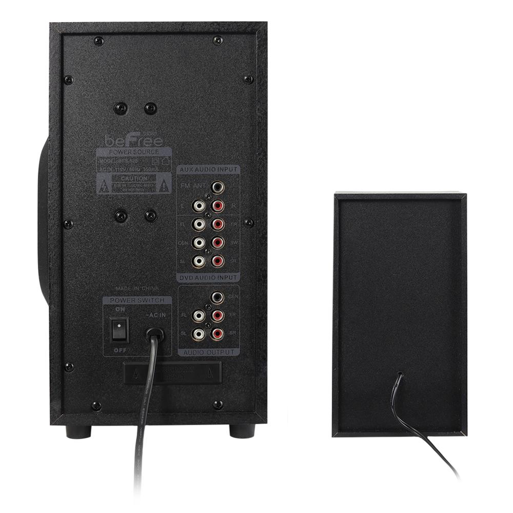 Befree Sound 97095510M 5.1 Channel Surround Sound Bluetooth Speaker System in Black
