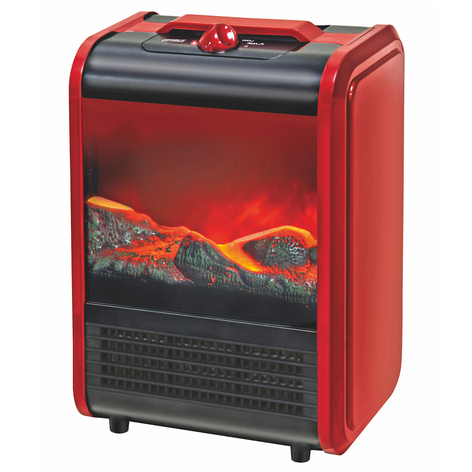 Optimus 970109614M  Electric Flame Effect Mini Fireplace Heater