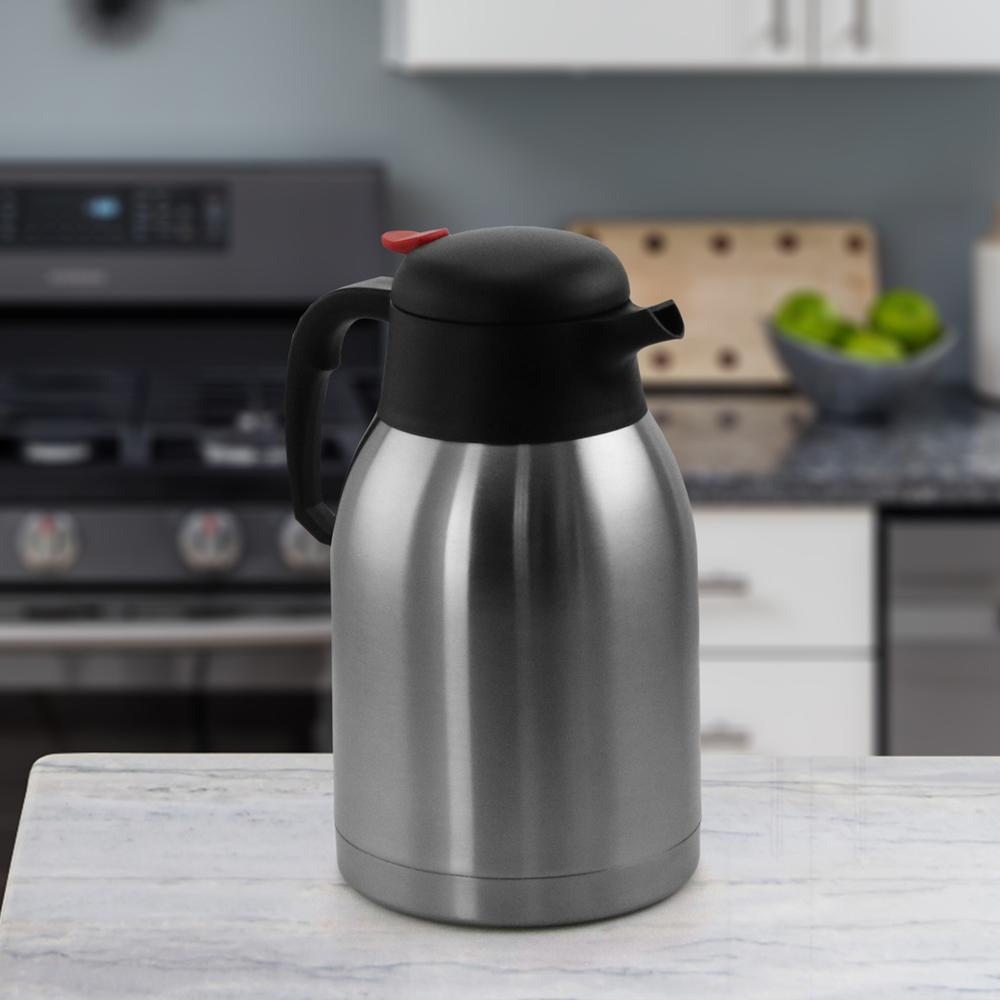 MegaChef  2L Stainless Steel Thermal Beverage Carafe for Coffee and Tea