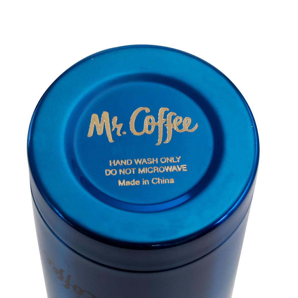 Mr. Coffee  Javelin 16 Ounce Stainless Steel Travel Thermal Bottle in Blue