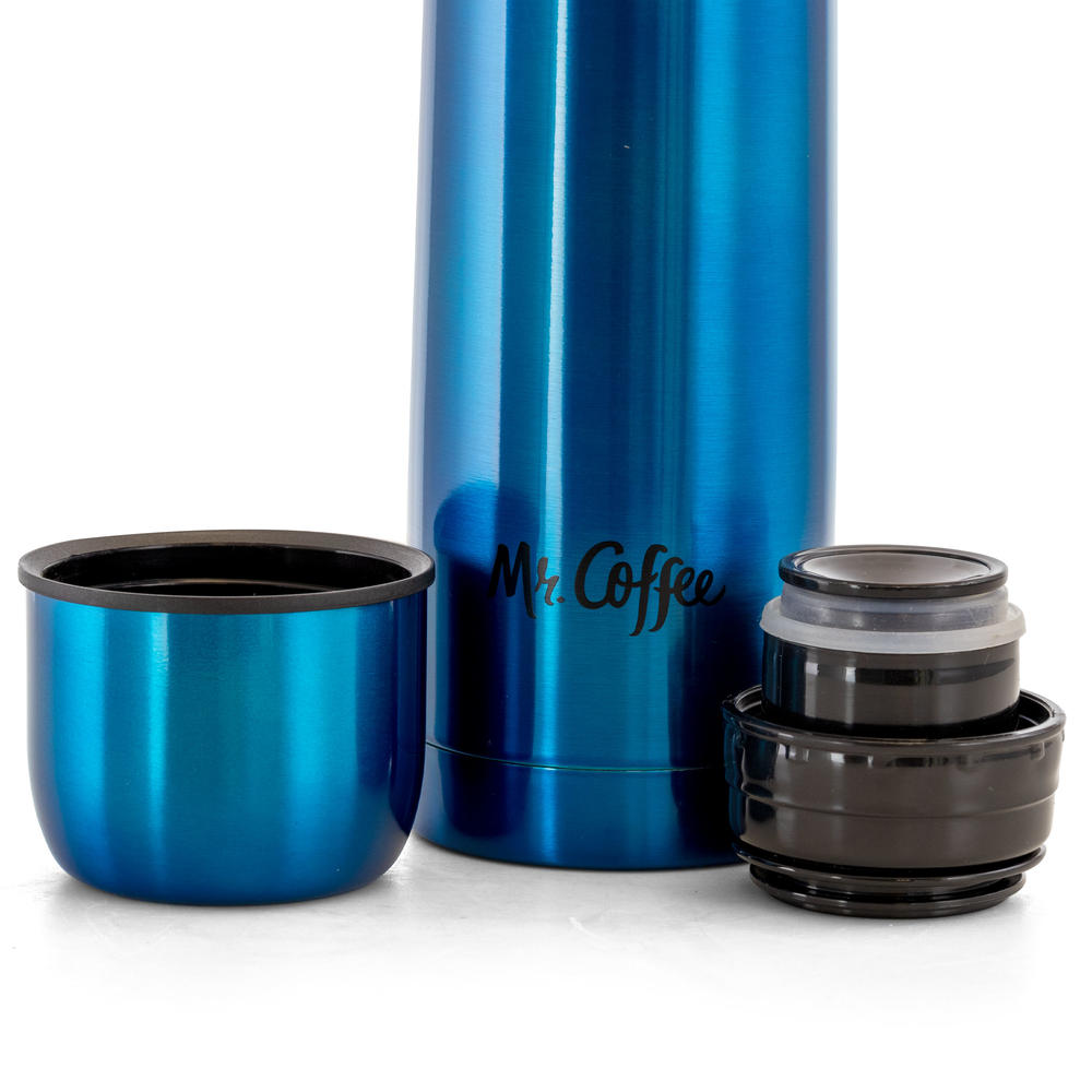 Mr. Coffee  Javelin 16 Ounce Stainless Steel Travel Thermal Bottle in Blue