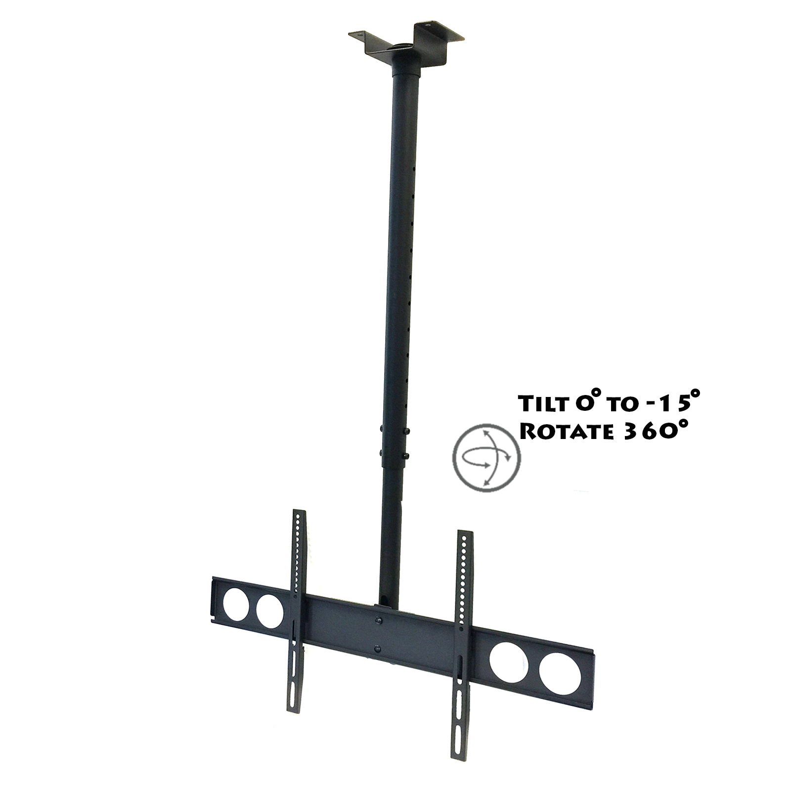 Megamounts 97096987M Heavy Duty Tilting Ceiling Televeision Mount for 37" to 70" LCD, LED and Plasma Televisions