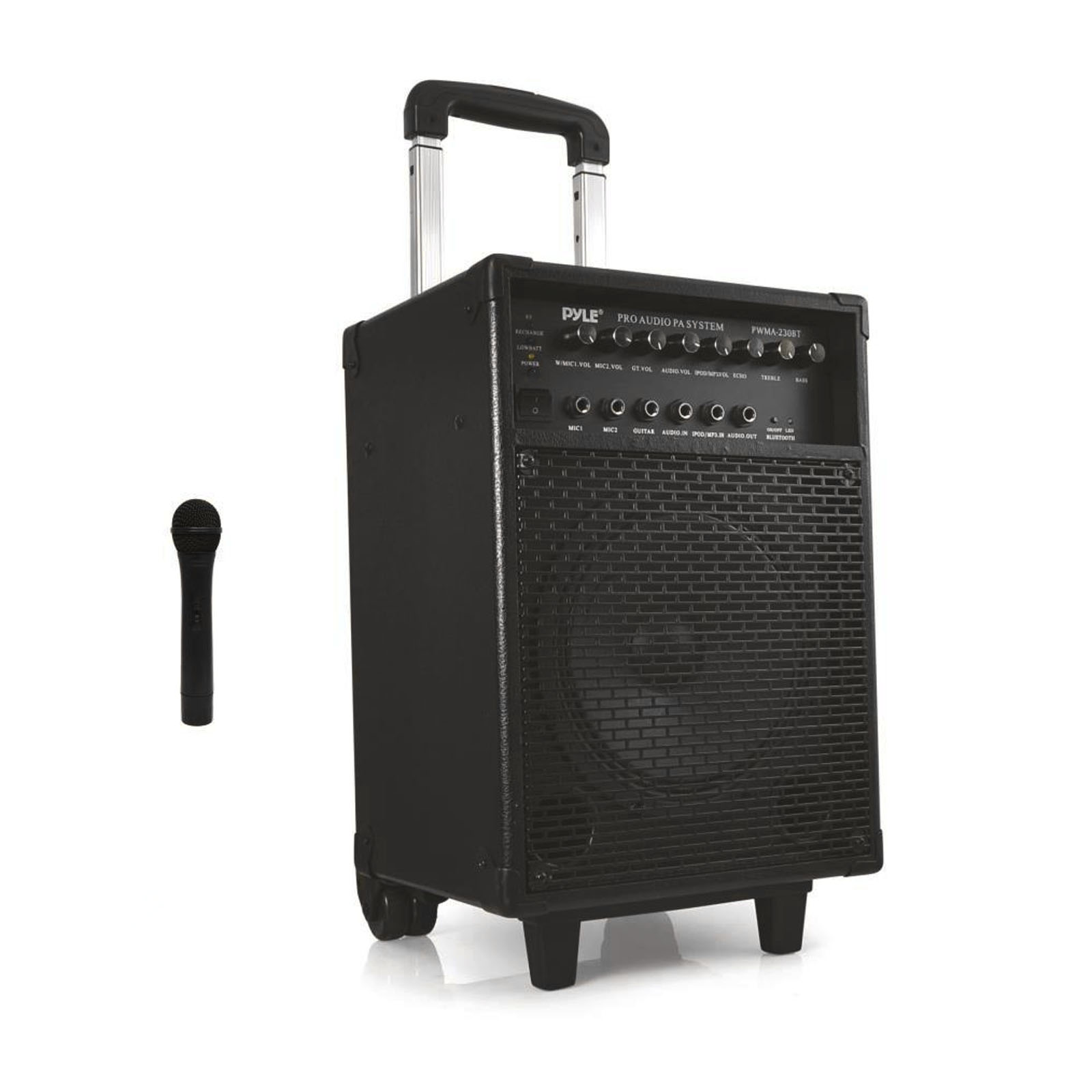 bluetooth rechargeable dj pa speaker kmart