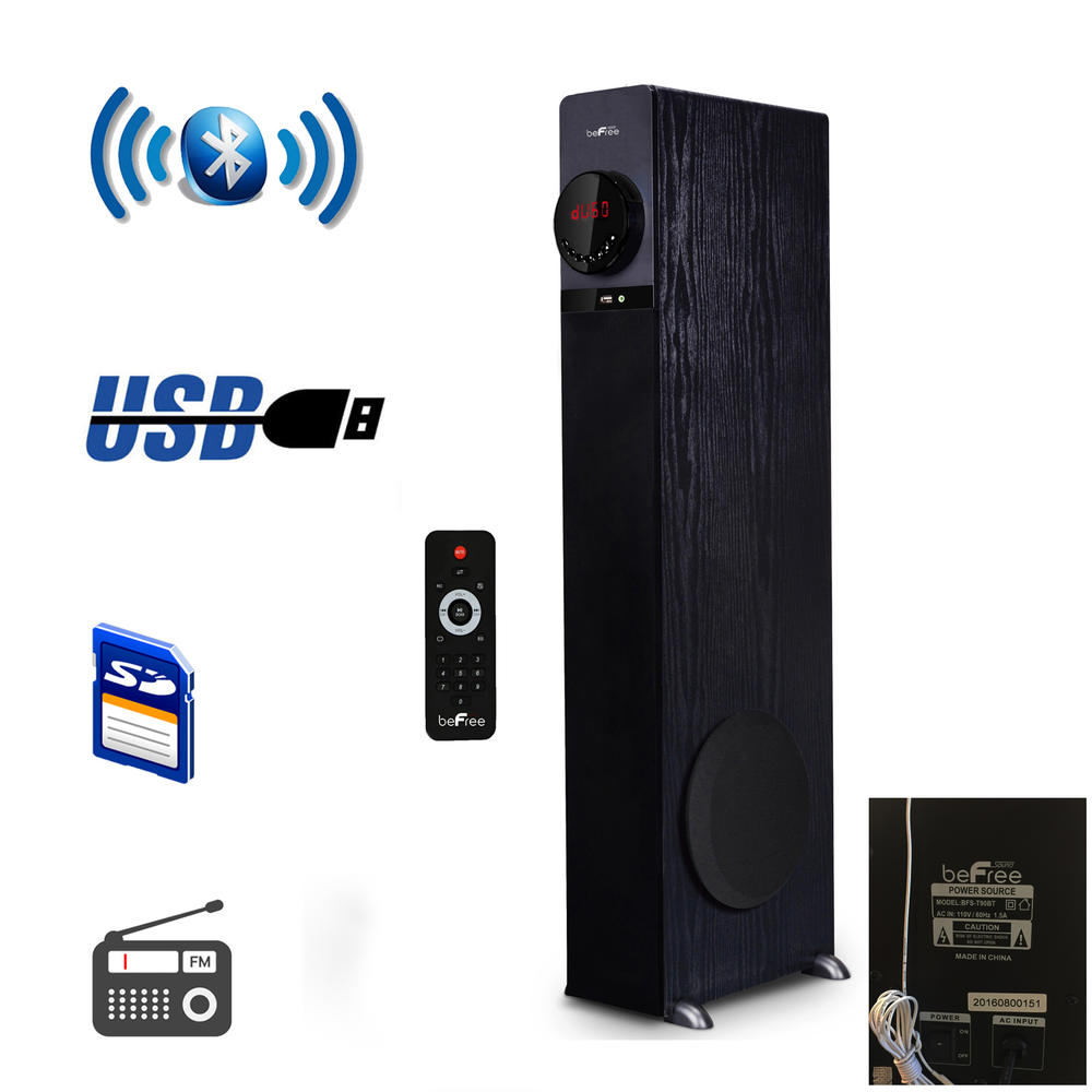 Befree Sound 97095896M Bluetooth Powered Tower Speaker