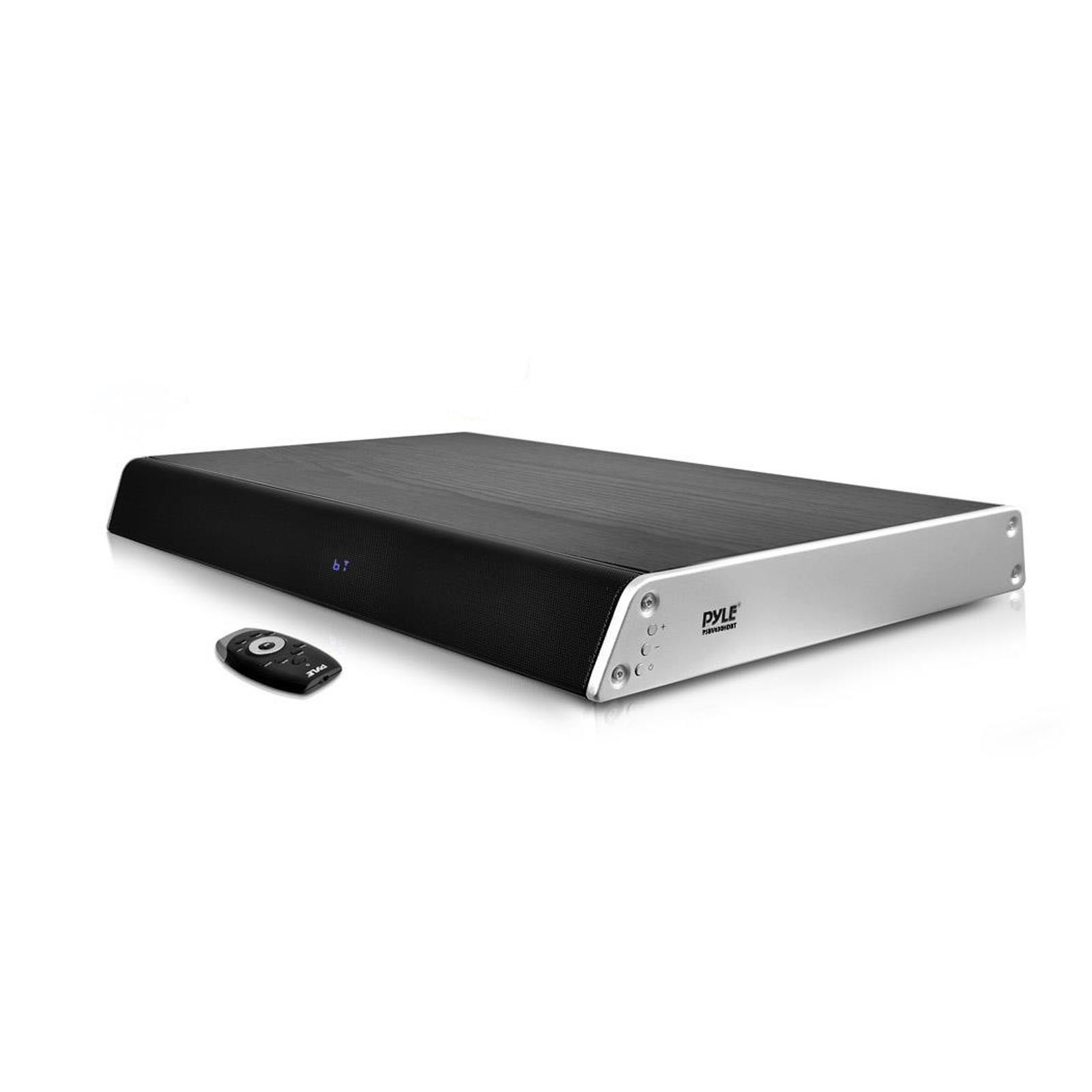 Pyle 97095242M Bluetooth HD Tabletop TV Sound Base Soundbar Digital Speaker System, with HDMI Connection