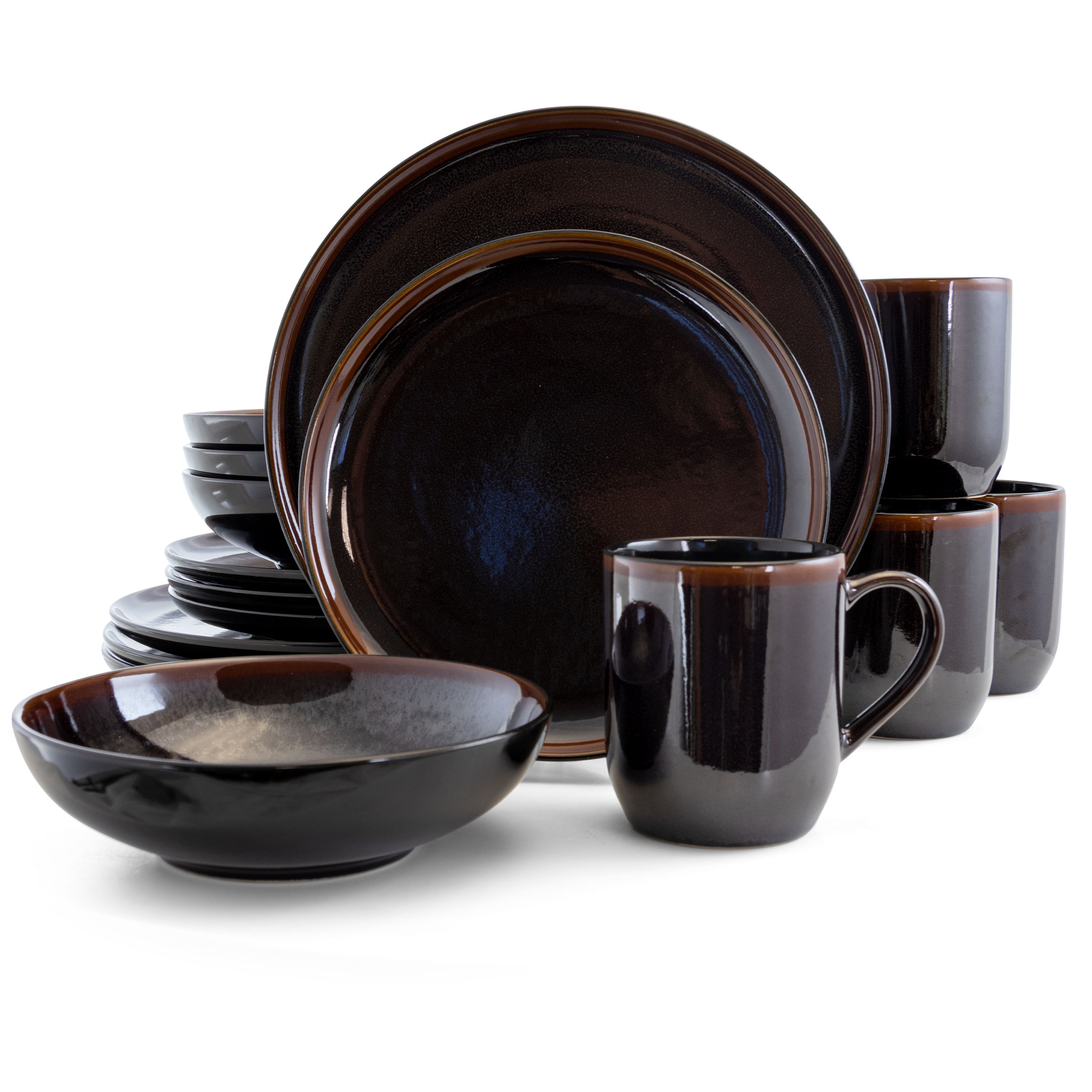 Brown Dinnerware Sets Collections Kmart