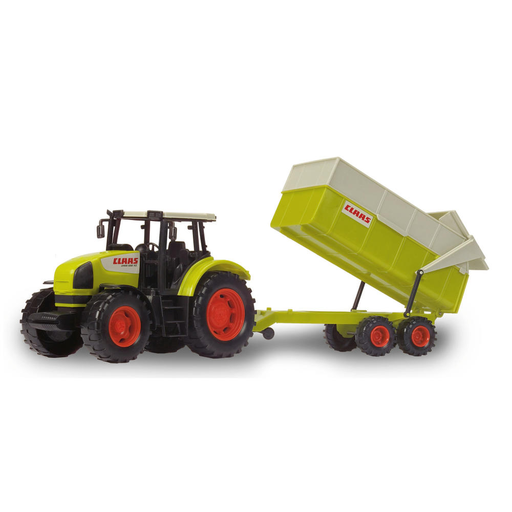 Dickie Toys Farm Tractor with Tipping Trailer - Playset
