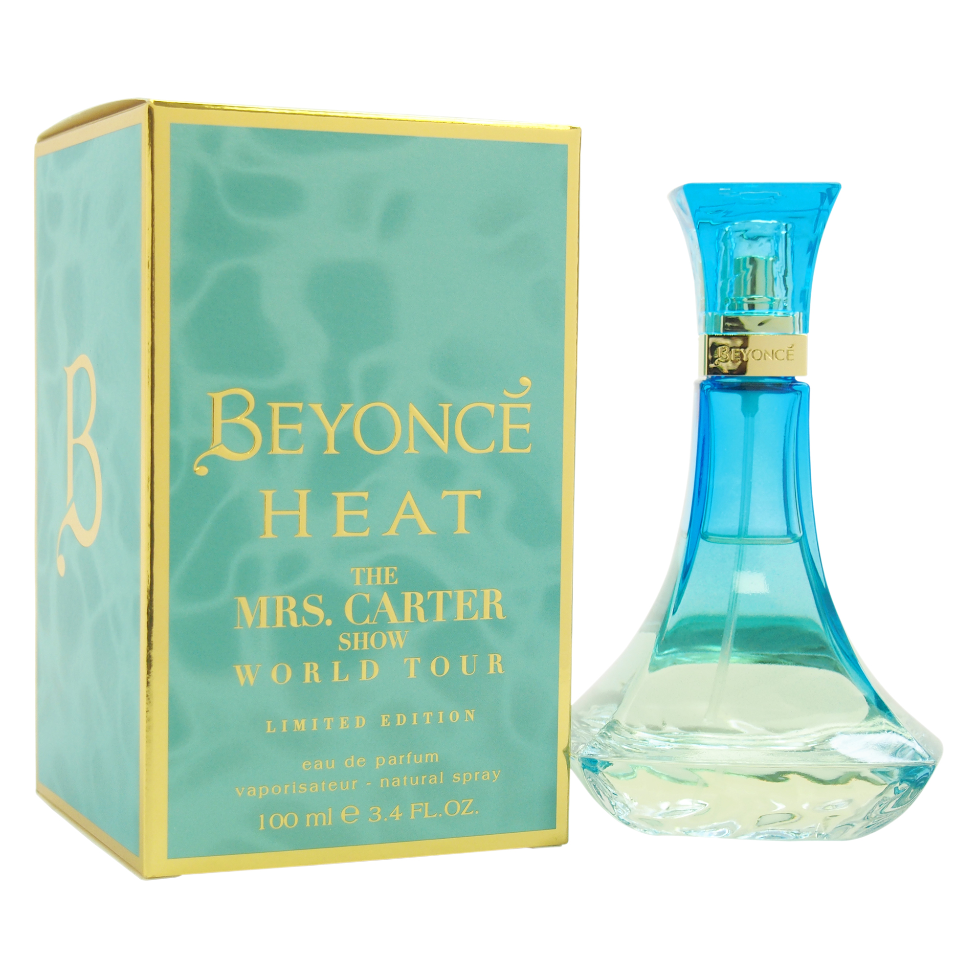 Beyonce Heat The Mrs. Carter Show World Tour by Beyonce for Women - 3.4 oz EDP Spray (Limited Edition)