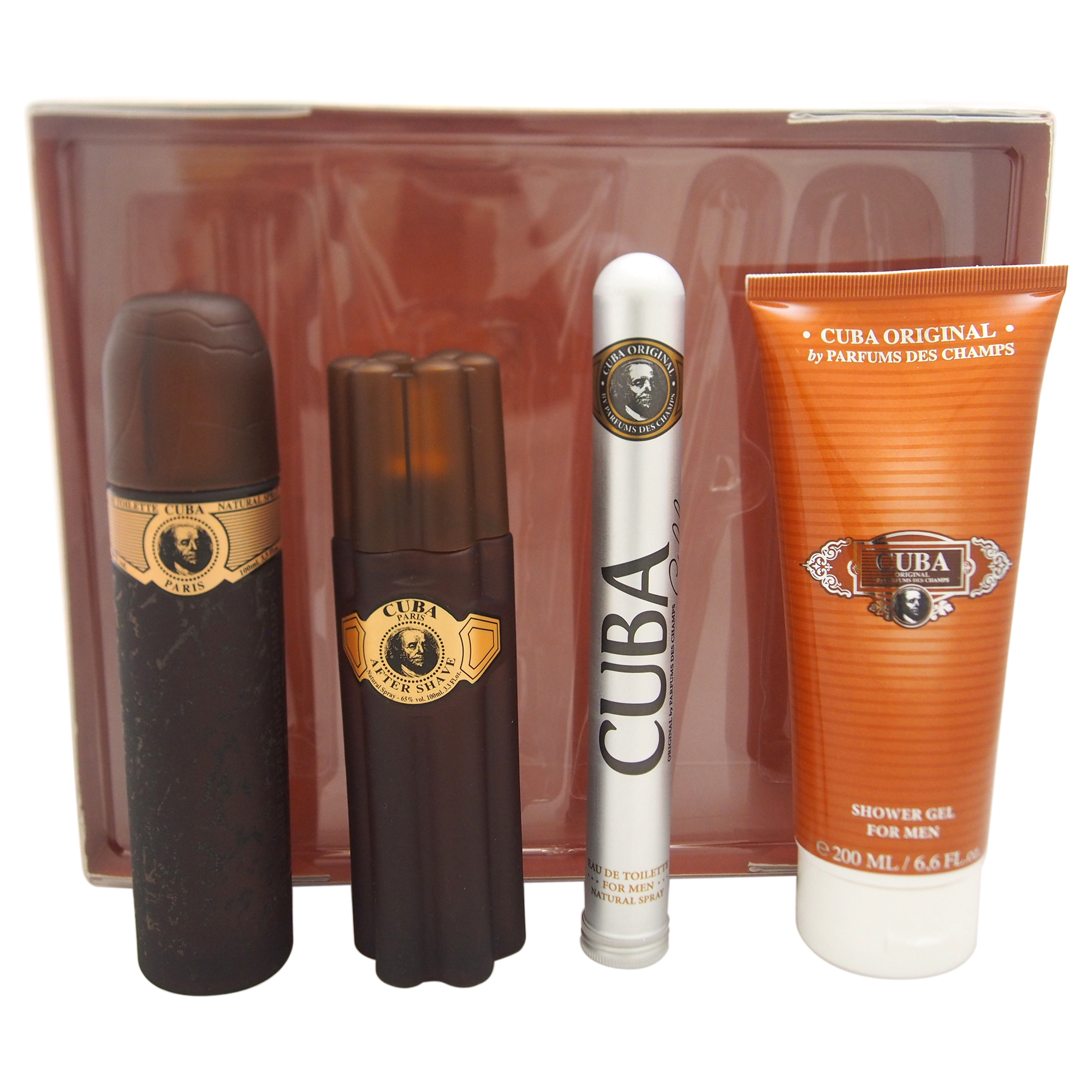 Cuba America by Cuba, 4 Piece Gift Set for Men with Black, Grey, Green & Brown main image 0