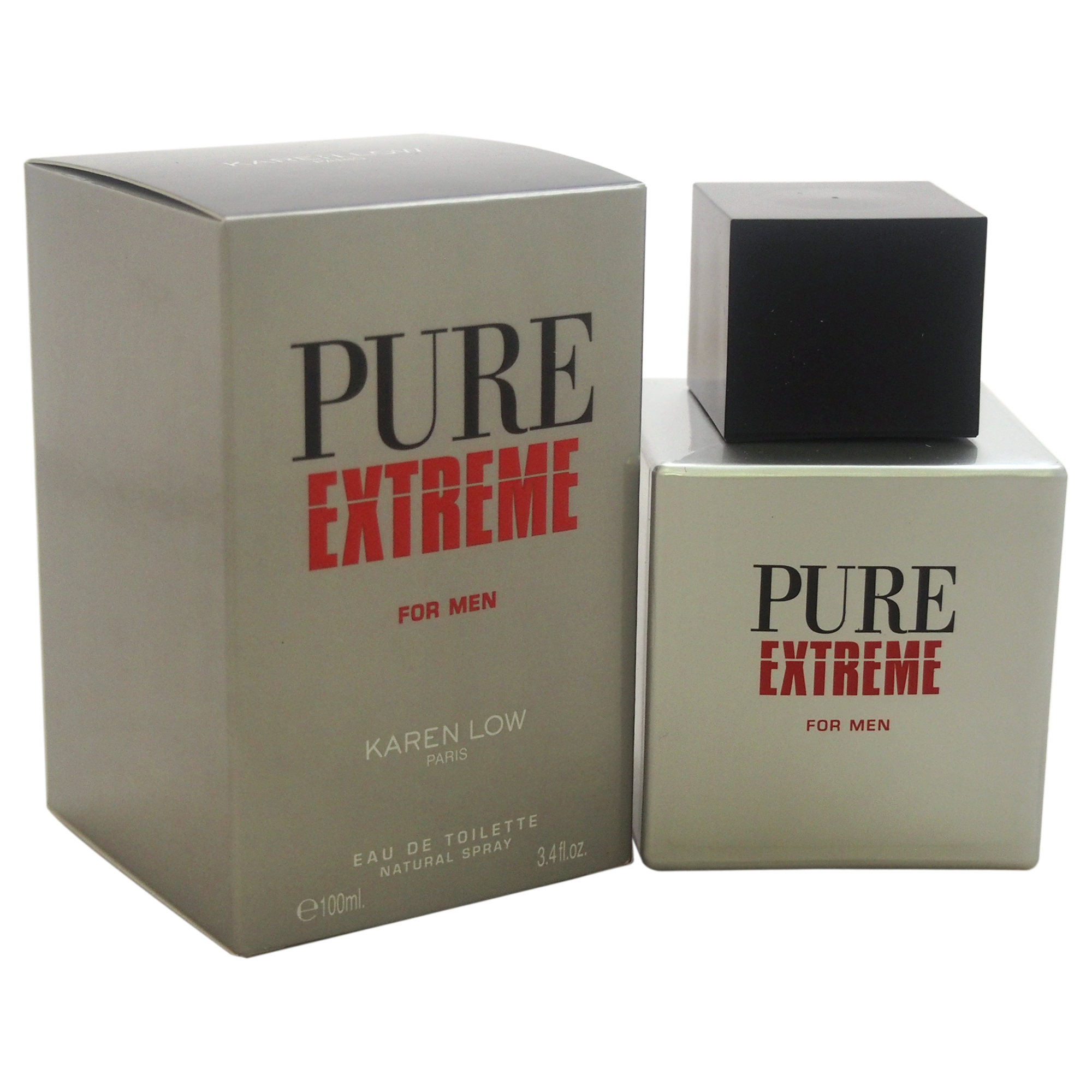 PURE EXTREME by Karen Low for Men - 3.4 oz EDT Spray