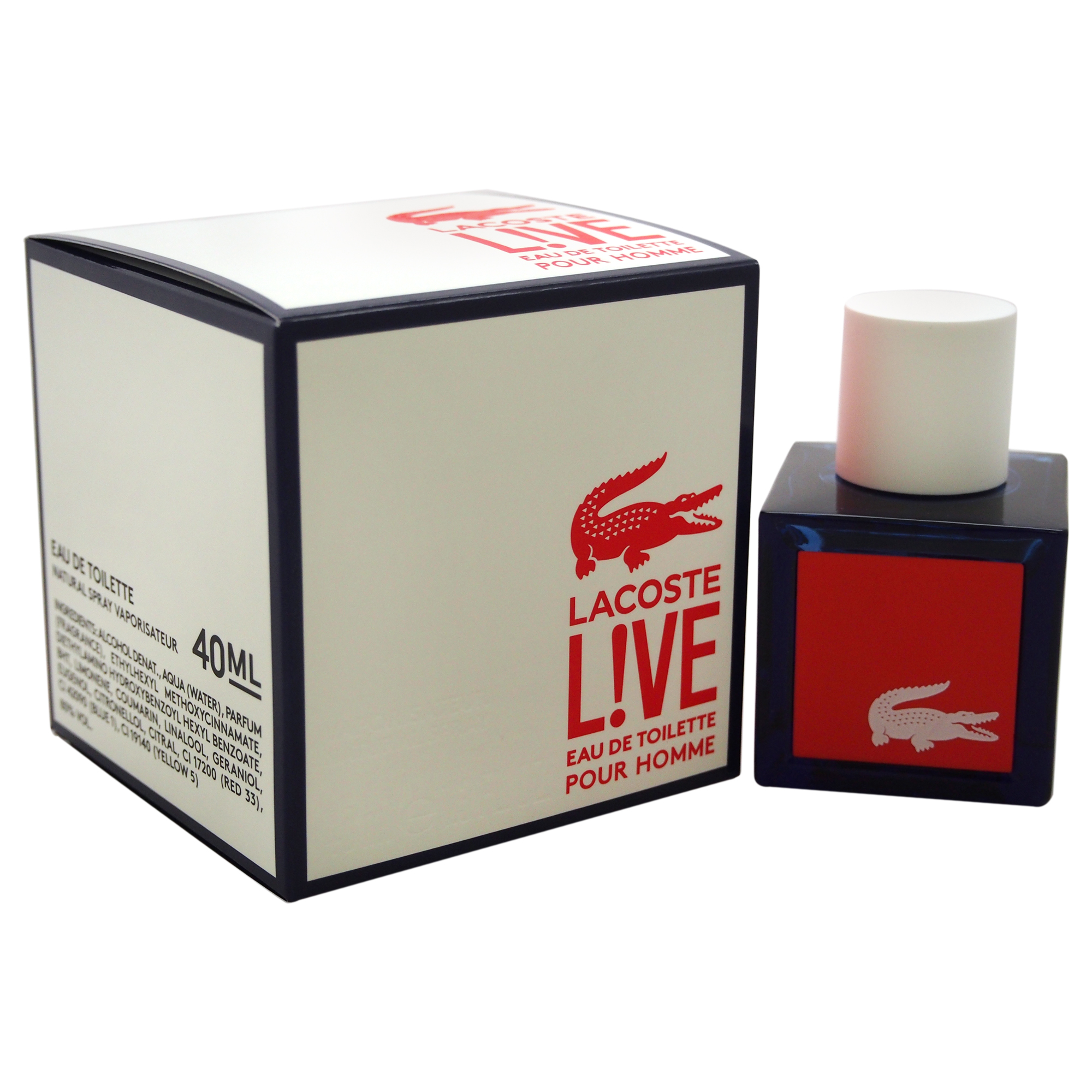 Lacoste Live by  for Men - 1.3 oz EDT Spray