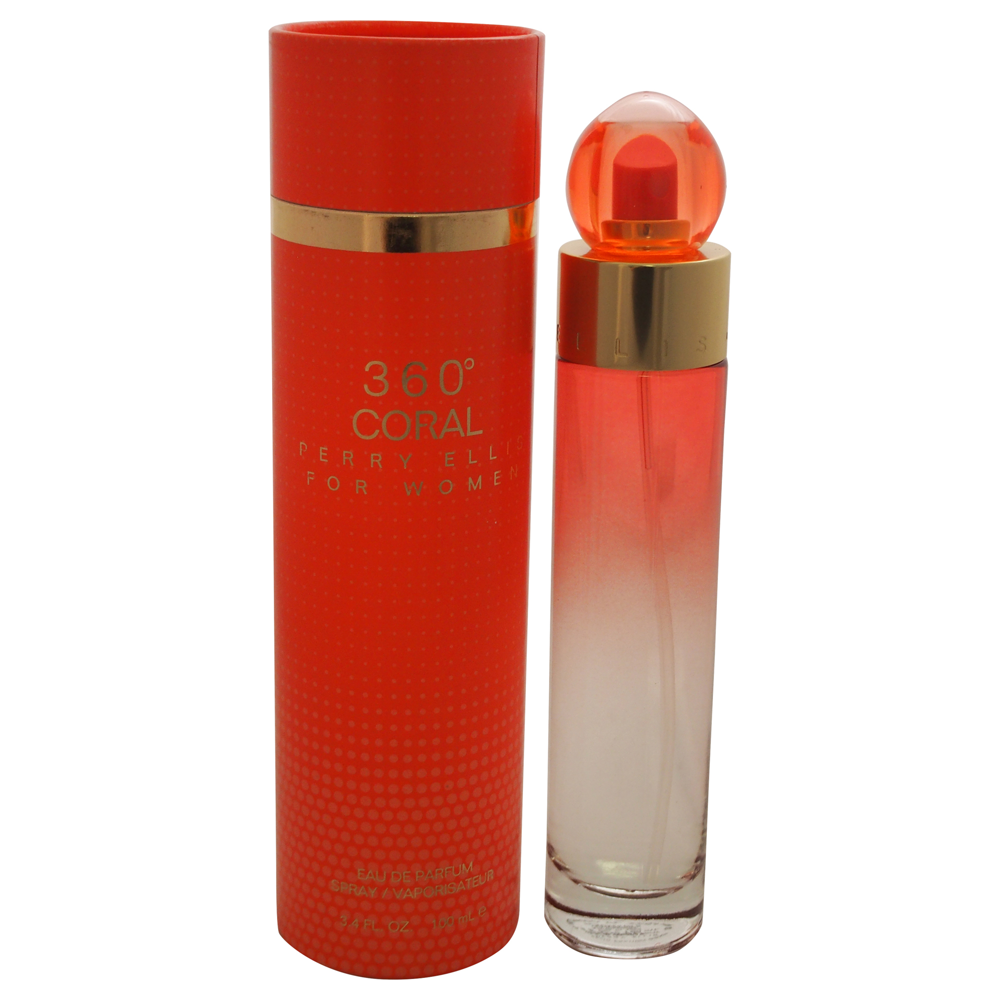 360 Coral by Perry Ellis for Women - 3.4 oz EDP Spray