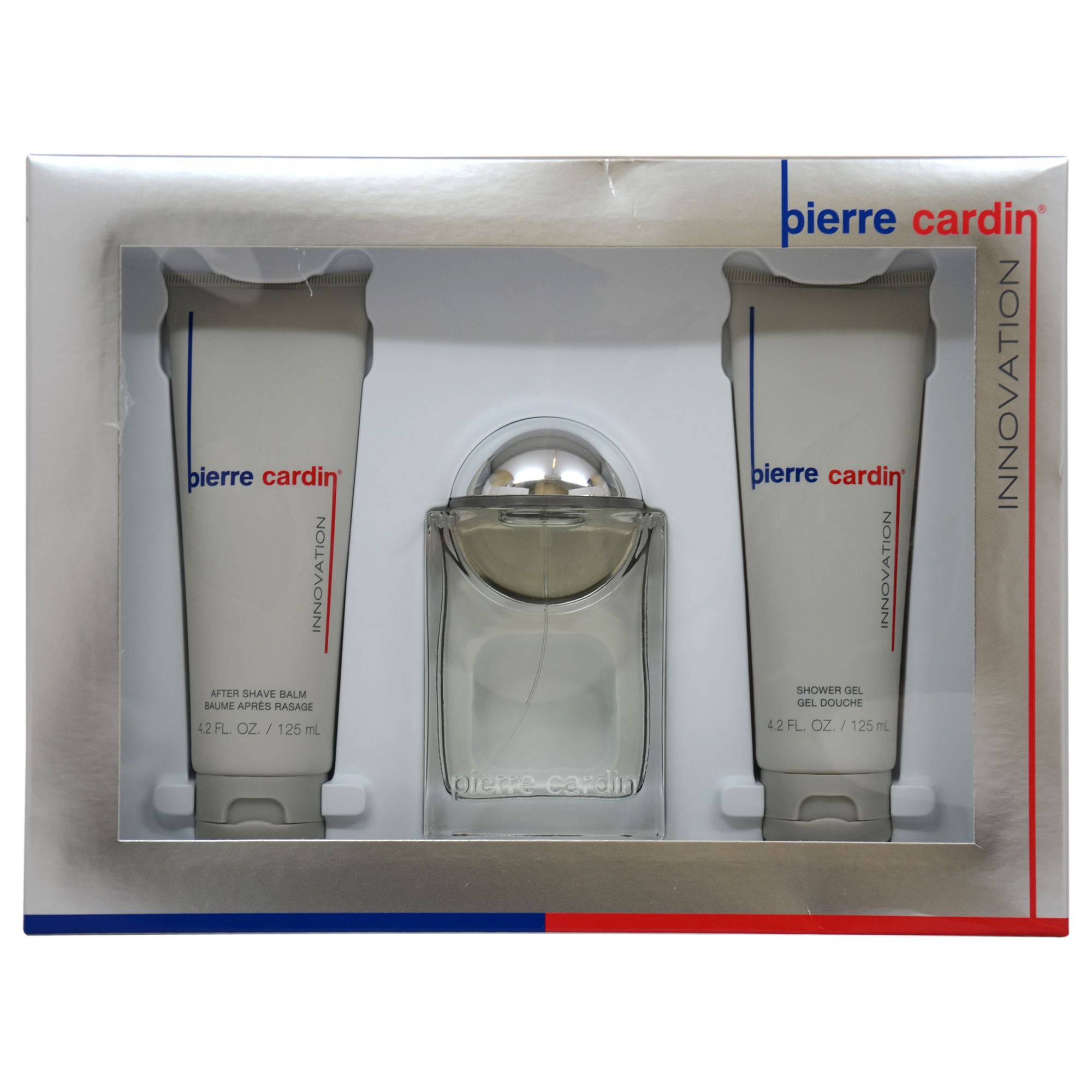 Innovation by Pierre Cardin for Men - 3 Pc Gift Set 3.4oz EDC Spray, 4.2oz After Shave Balm, 4.2oz Shower Gel