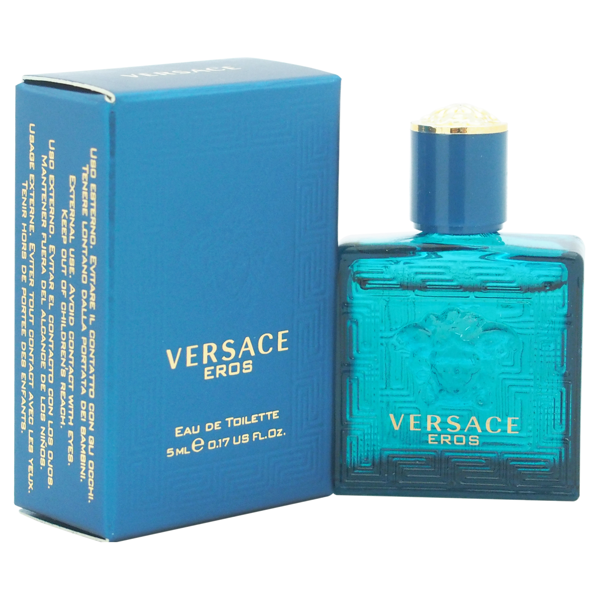 Versace Eros by  for Men - 0.17 oz EDT Splash (Mini)