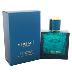 Versace Eros by Versace for Men Eau de Toilette Spray 1.7 oz