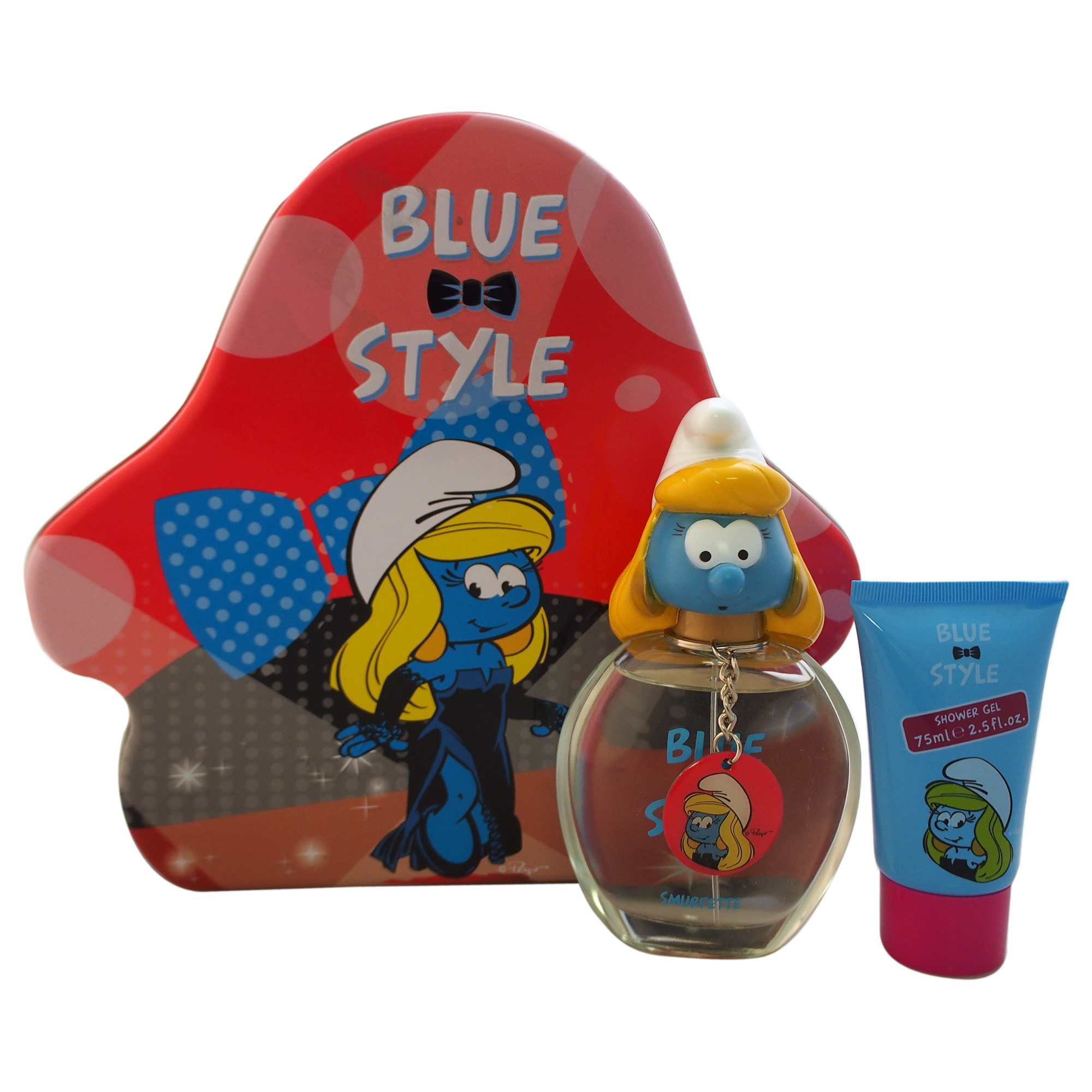 The Smurfs Blue Style Smurfette by First American Brands for Kids - 3 Pc Gift Set