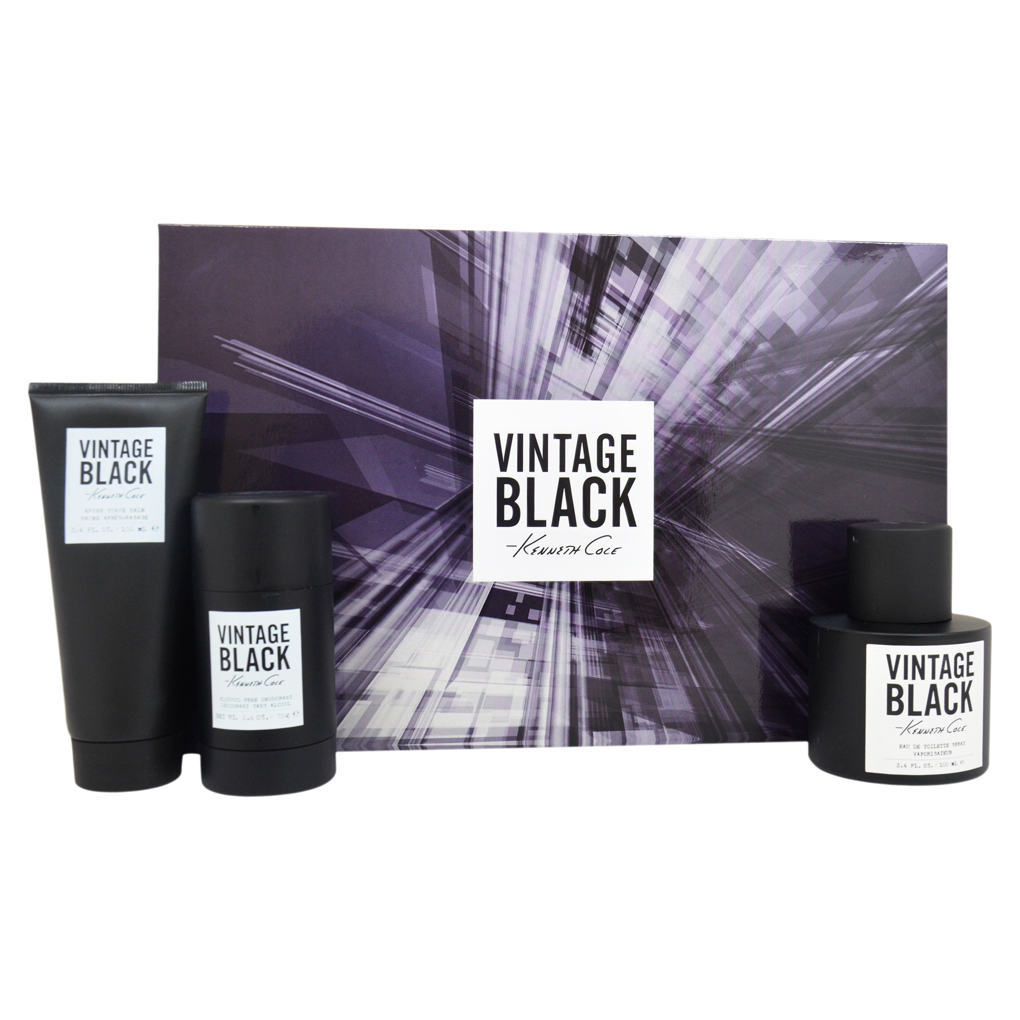 Kenneth Cole Vintage Black by Kenneth Cole for Men - 3 Pc Gift Set