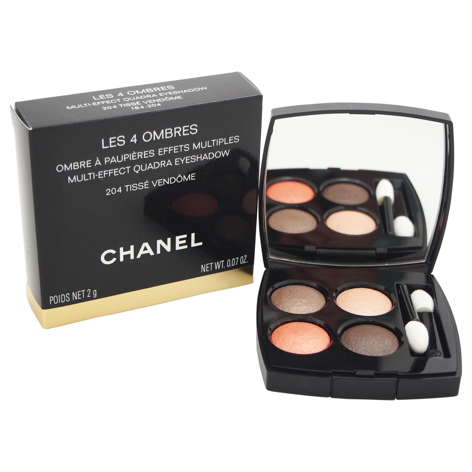 Chanel Les 4 Ombres Multi-Effect Quadra Eyeshadow - # 204 Tisse Vendome by  for Women - 0.04 oz Eyeshadow