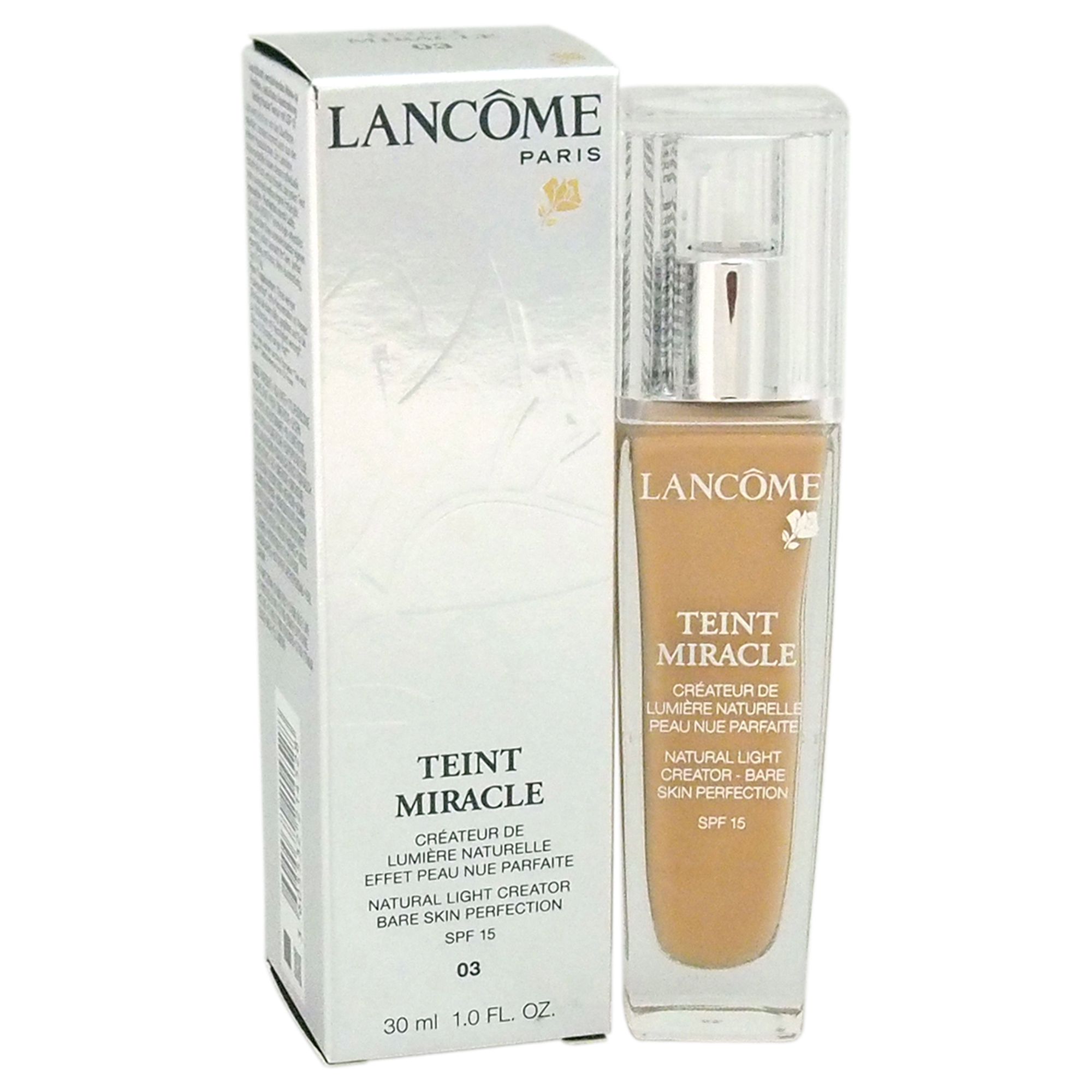 Lancome Teint Miracle Natural Light Creator SPF 15 - # 03 Beige Diaphane by  for Women - 1 oz Foundation