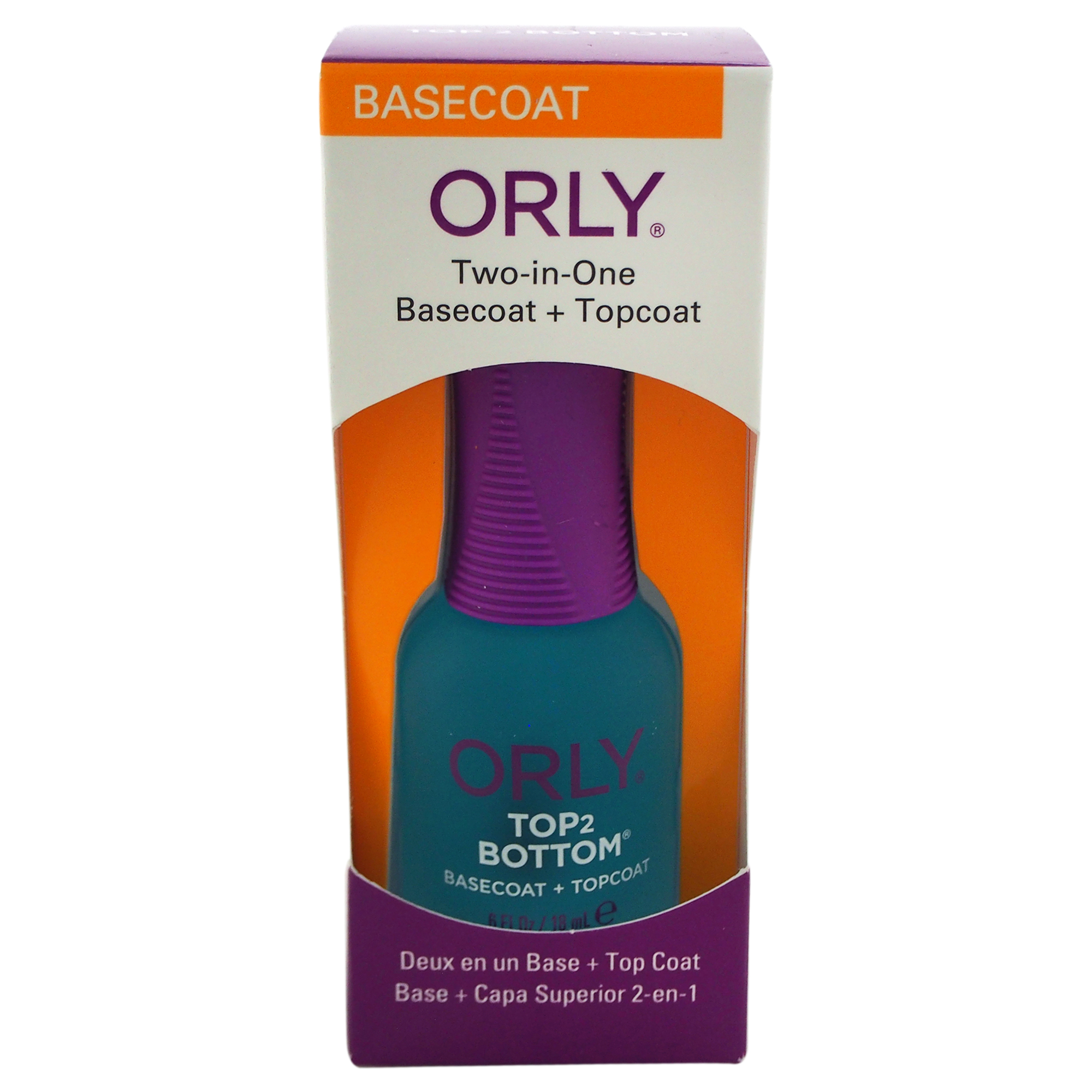 ORLY Top 2 Bottom Basecoat + Topcoat by  for Women - 0.6 oz Nail Polish