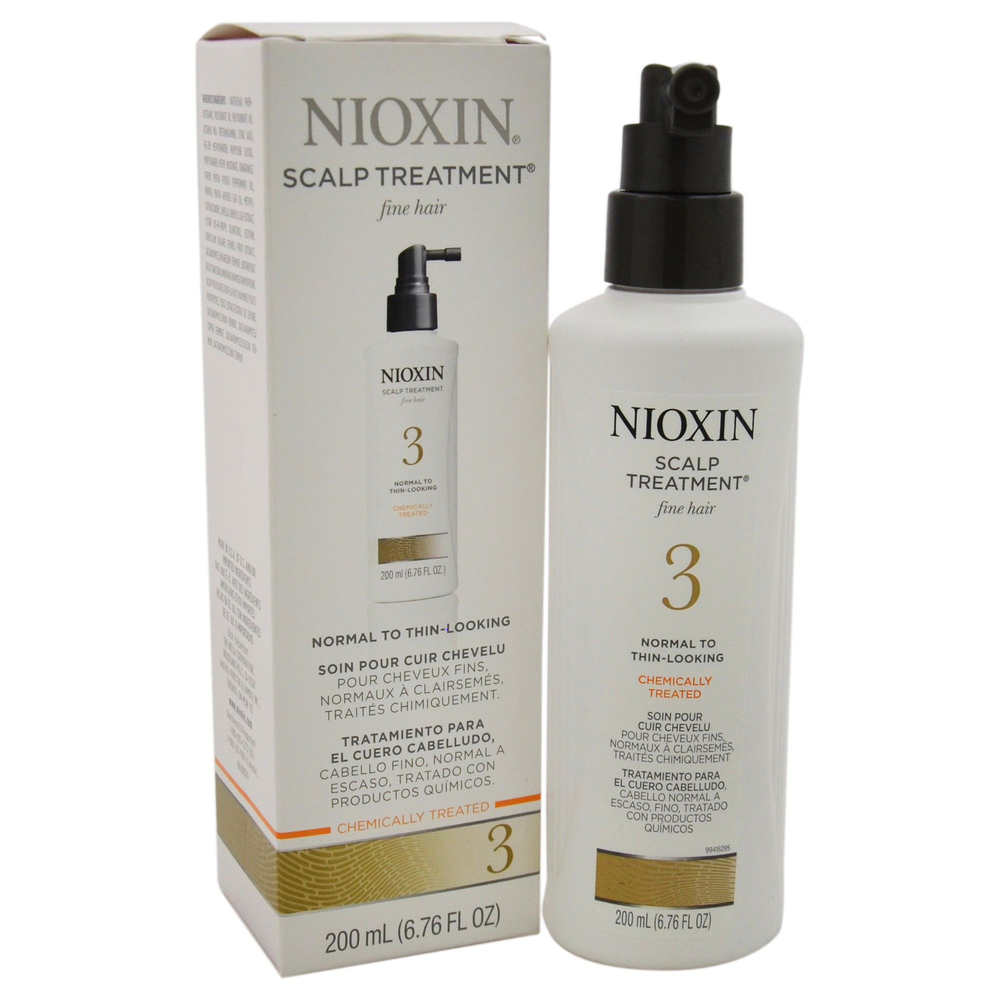 Nioxin System 3 Scalp Activating Treatment For Fine Chem.Enh.Normal-Thin Hair by  for Unisex - 6.8 oz Treatment