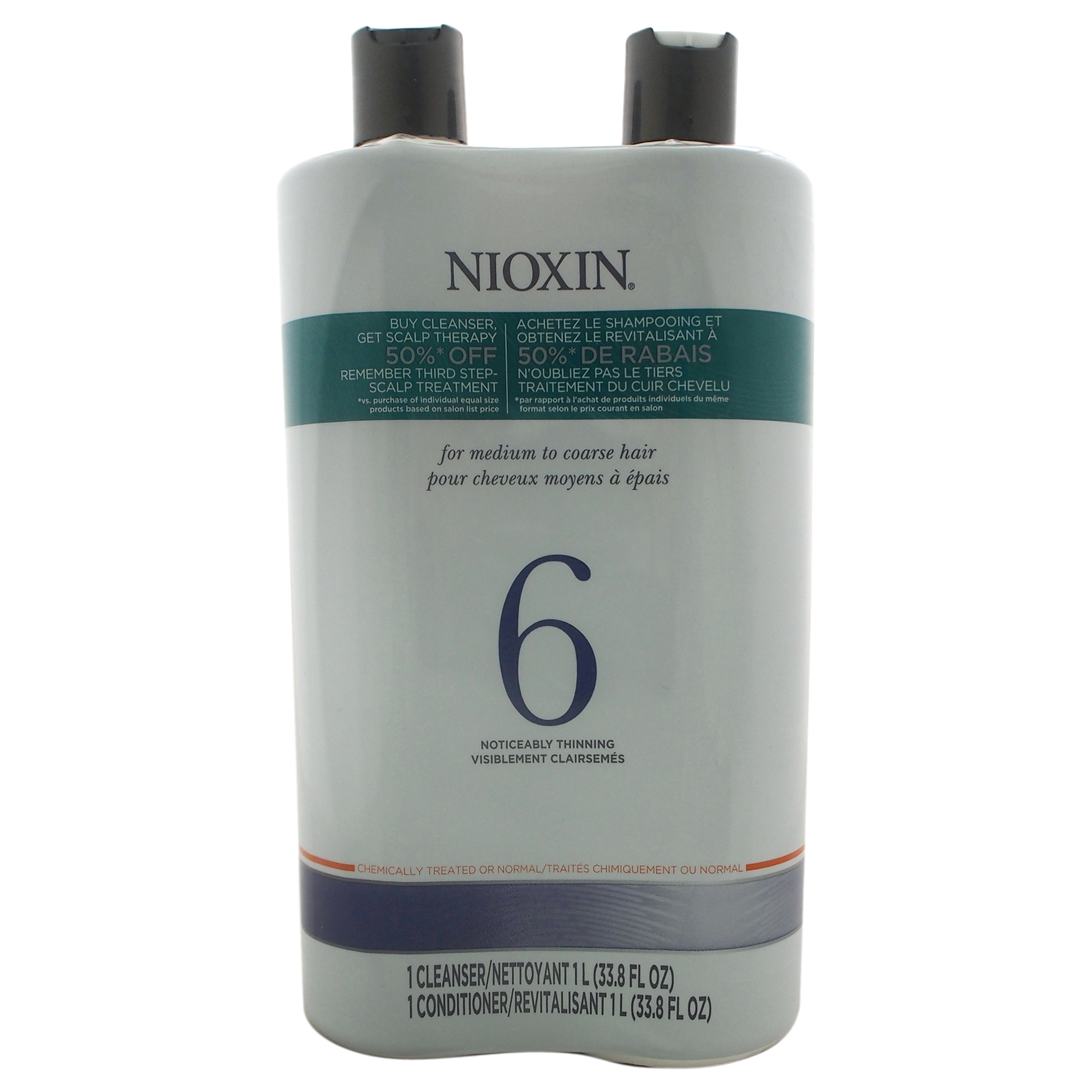 Nioxin System 6 Cleanser & Scalp Therapy Conditioner Duo