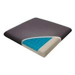 Wagan Tech RELAX FUSION SEAT CUSHION, RelaxFusion Standard(TM) Seat Cushion, Memory foam plus cooling gel, Relieves pressure with so