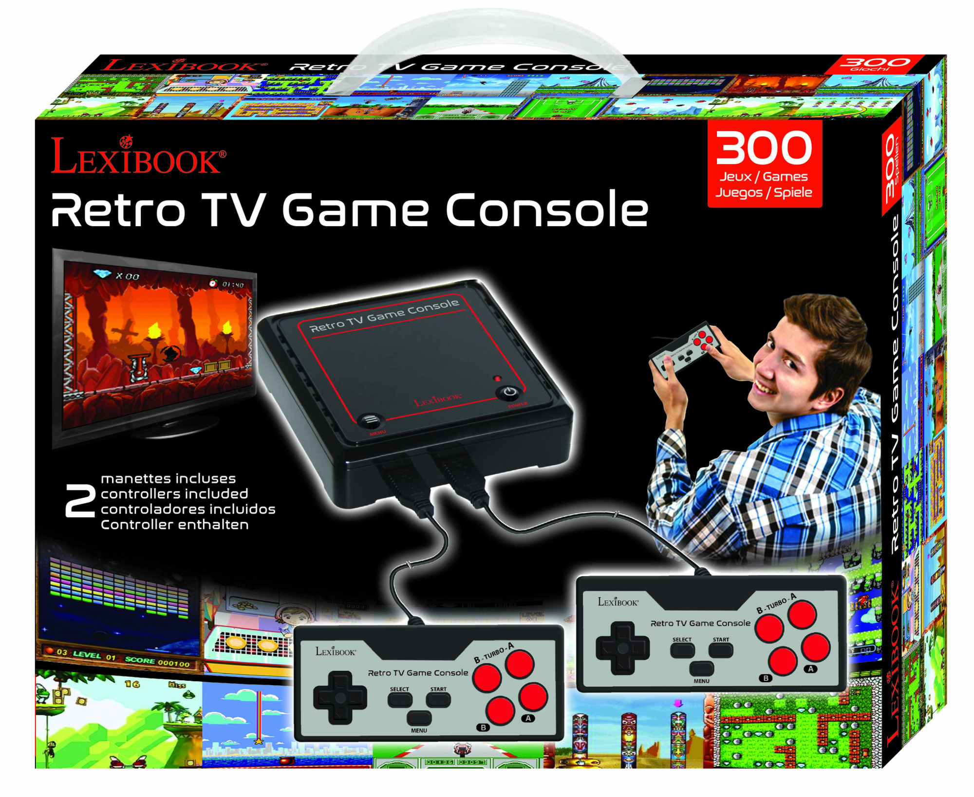 Lexibook retro tv game console clearance
