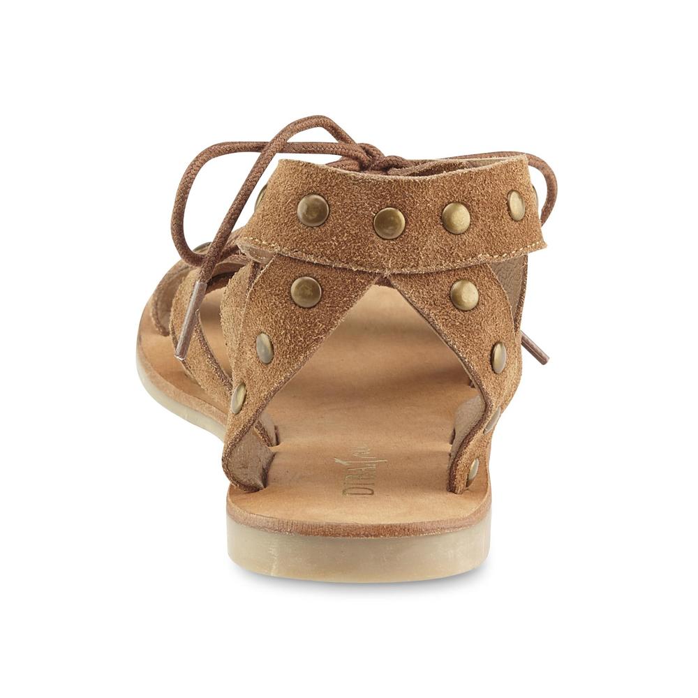 Diba London Women's Tradin Up Brown Gladiator Sandal