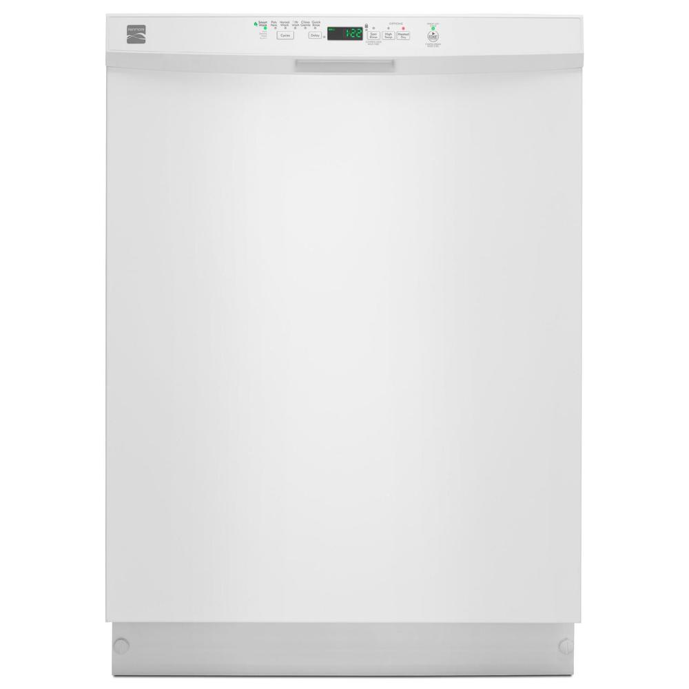 Kenmore 13222 Dishwasher with Steel Tub/Power Wave Spray Arm White