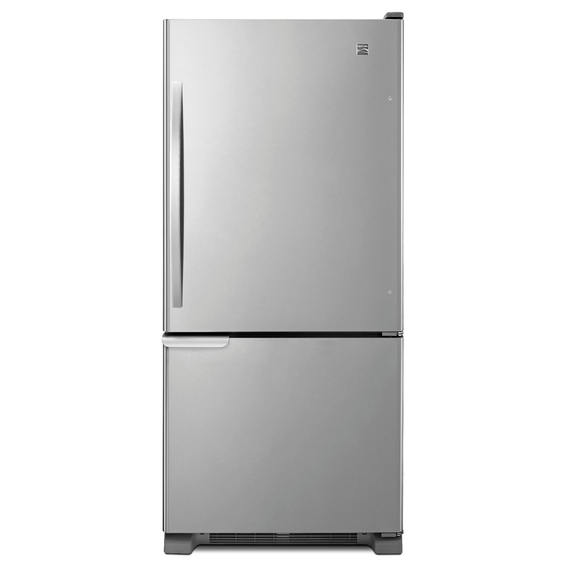 Kenmore 69313 19 cu. ft. Bottom-Freezer Refrigerator in Stainless Steel