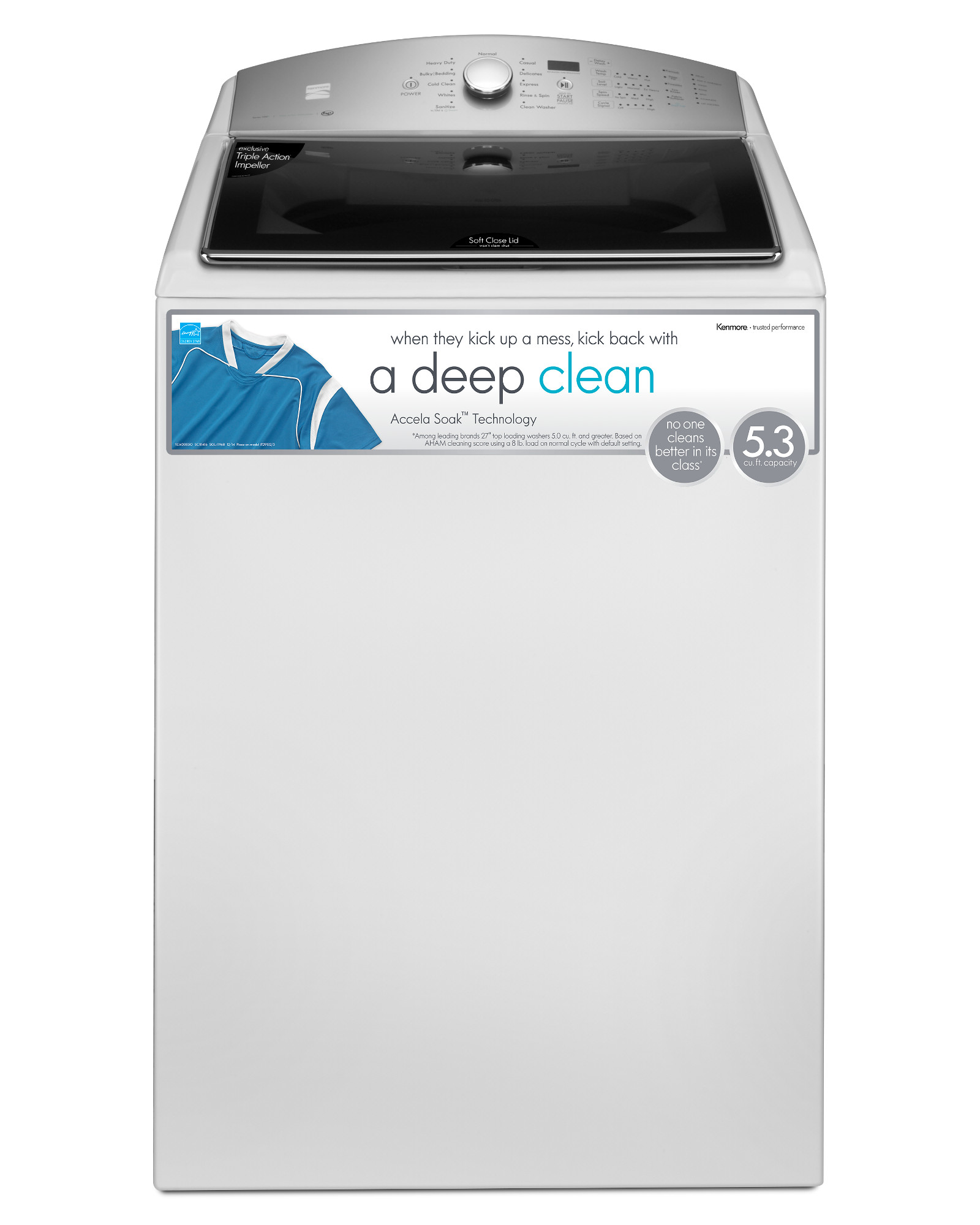 Kenmore 29132 5.3 cu. ft. High Efficiency Top Load Washer ...