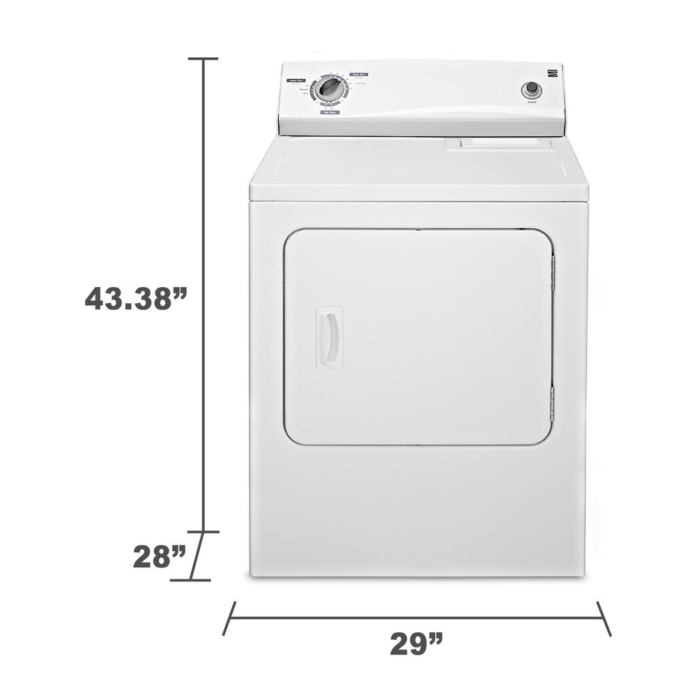 Kenmore 71402 6.5 cu. ft. Gas Dryer White