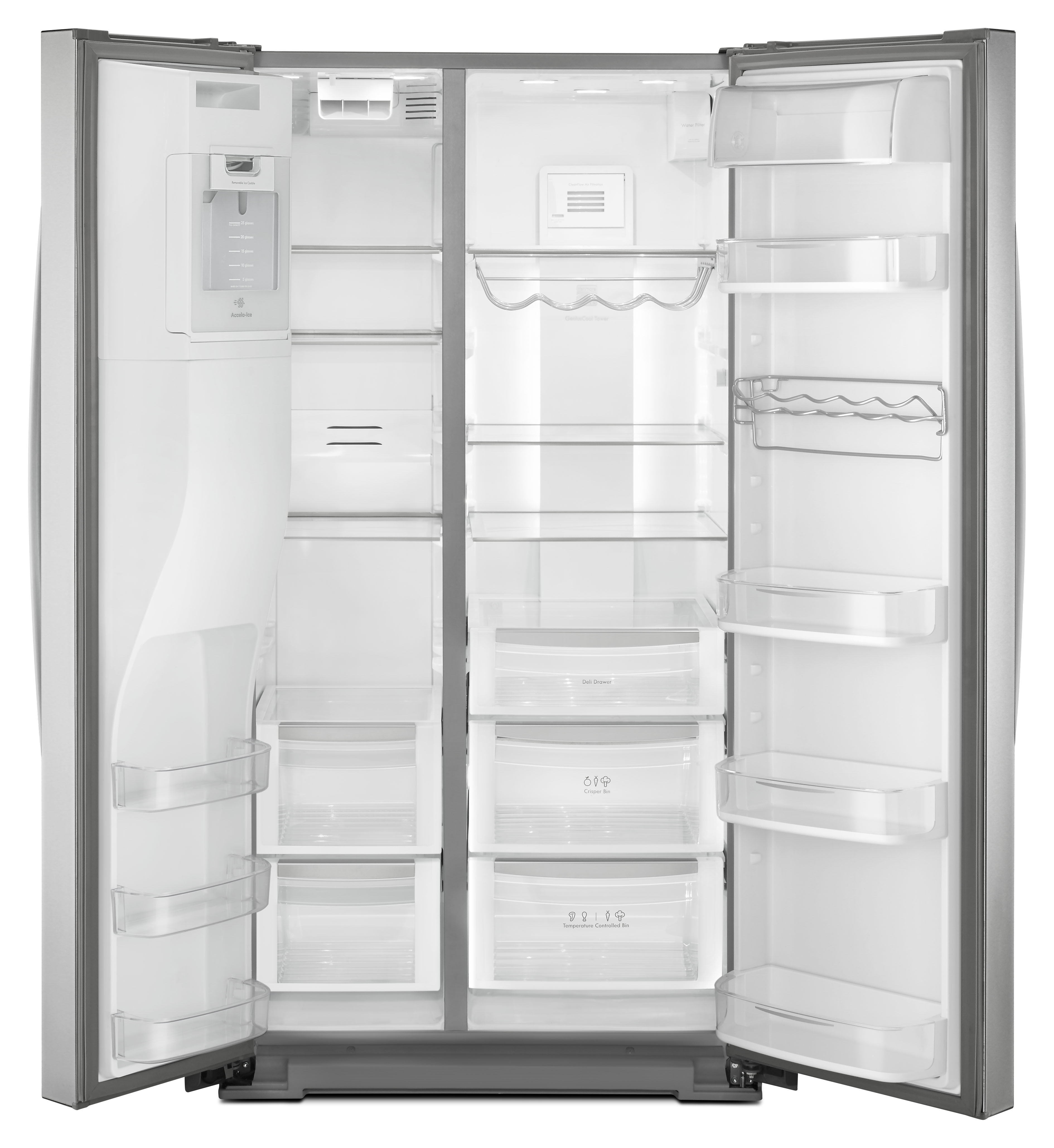 Thumbnail for Kenmore Elite 51773  28 cu. ft. Side-by-Side Refrigerator - Stainless Steel