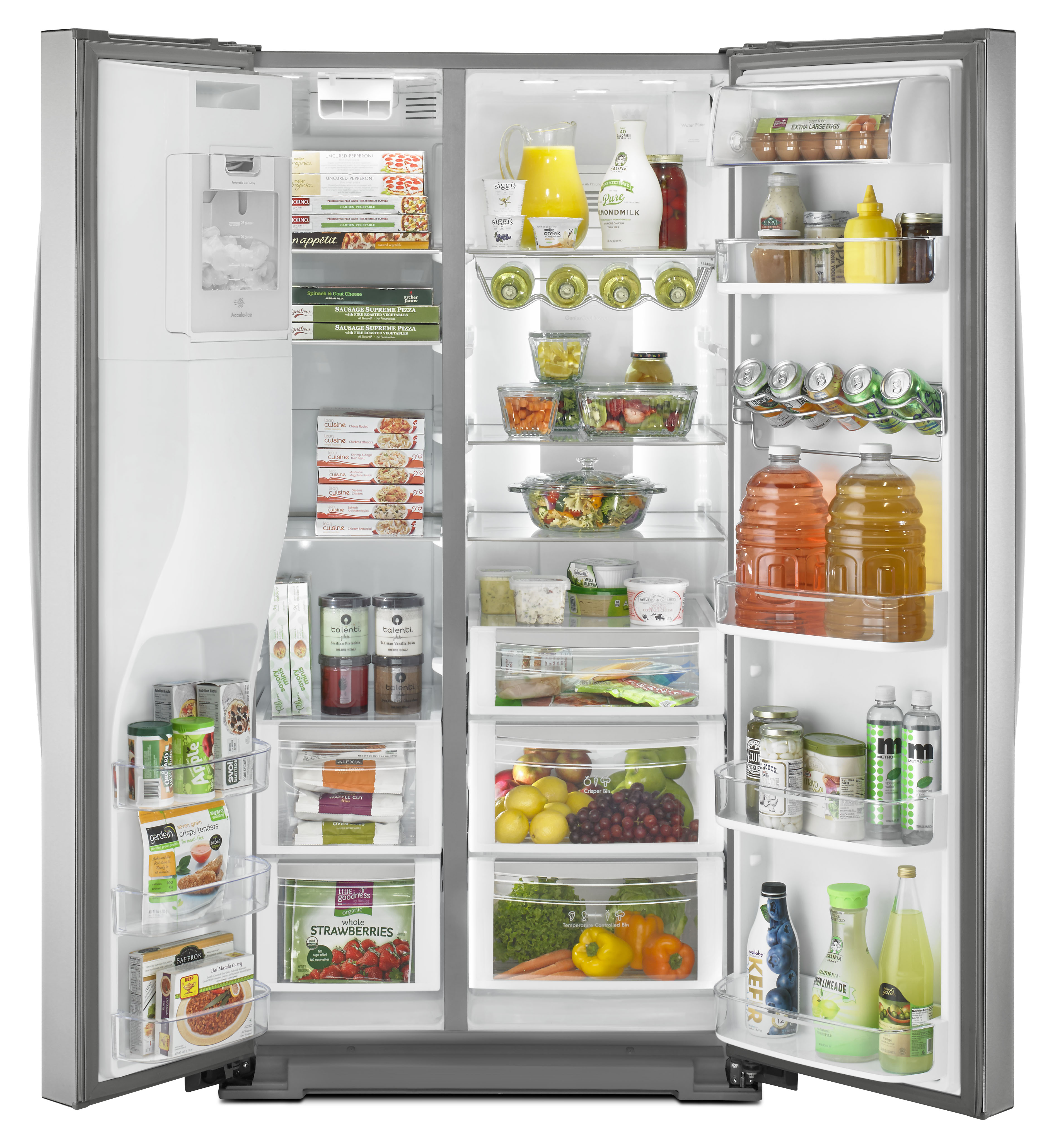 Thumbnail for Kenmore Elite 51773  28 cu. ft. Side-by-Side Refrigerator - Stainless Steel