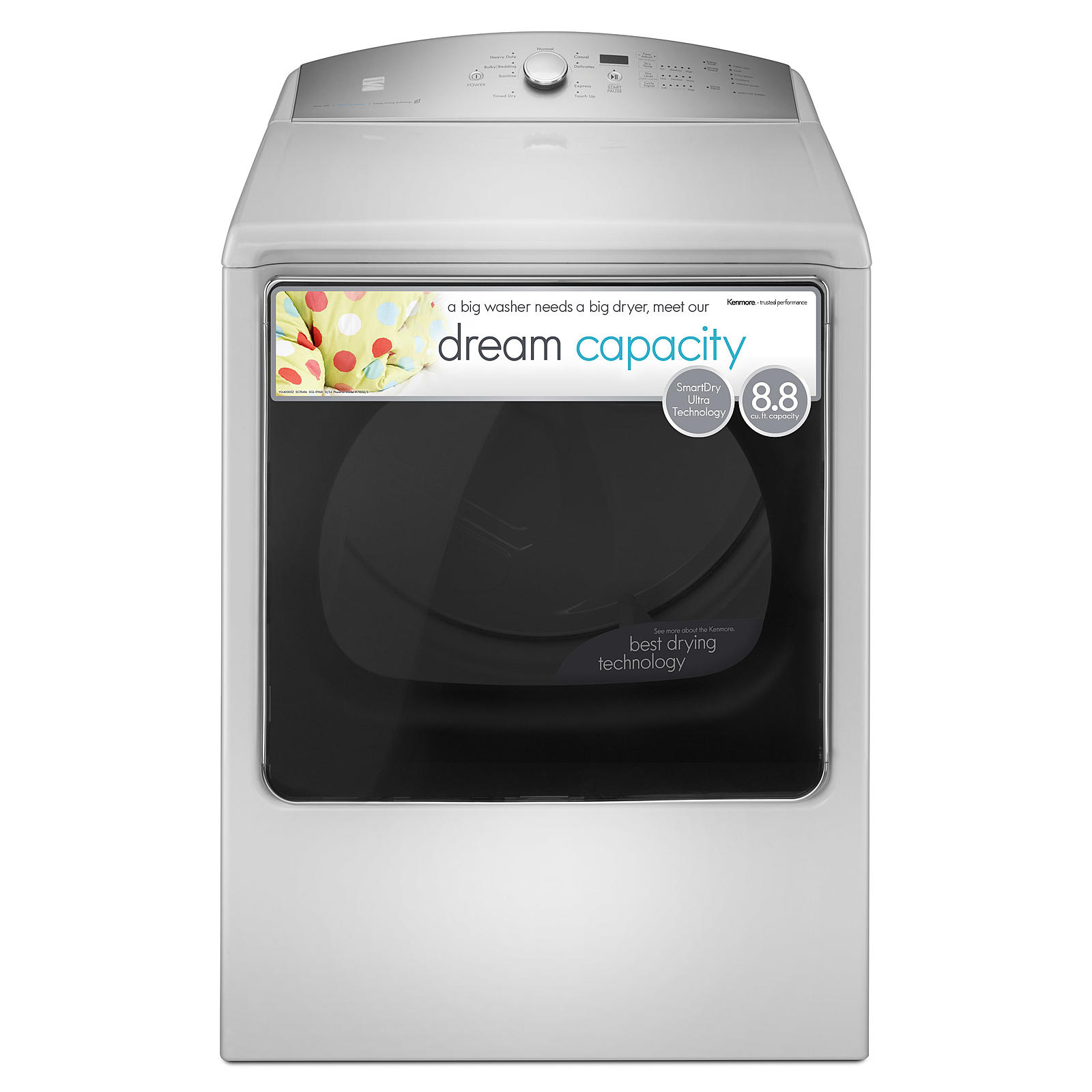Kenmore 78132 8.8 cu. ft. Gas Dryer w/ SmartDry Ultra Technology