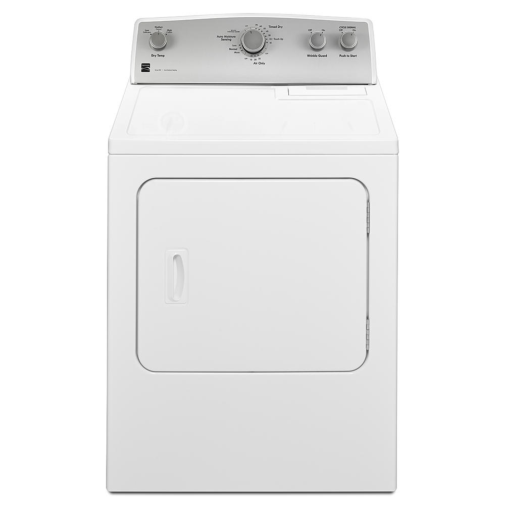 Kenmore 65212 5.9 cu. ft. Electric Dryer w/ Flat Back Long Vent - White