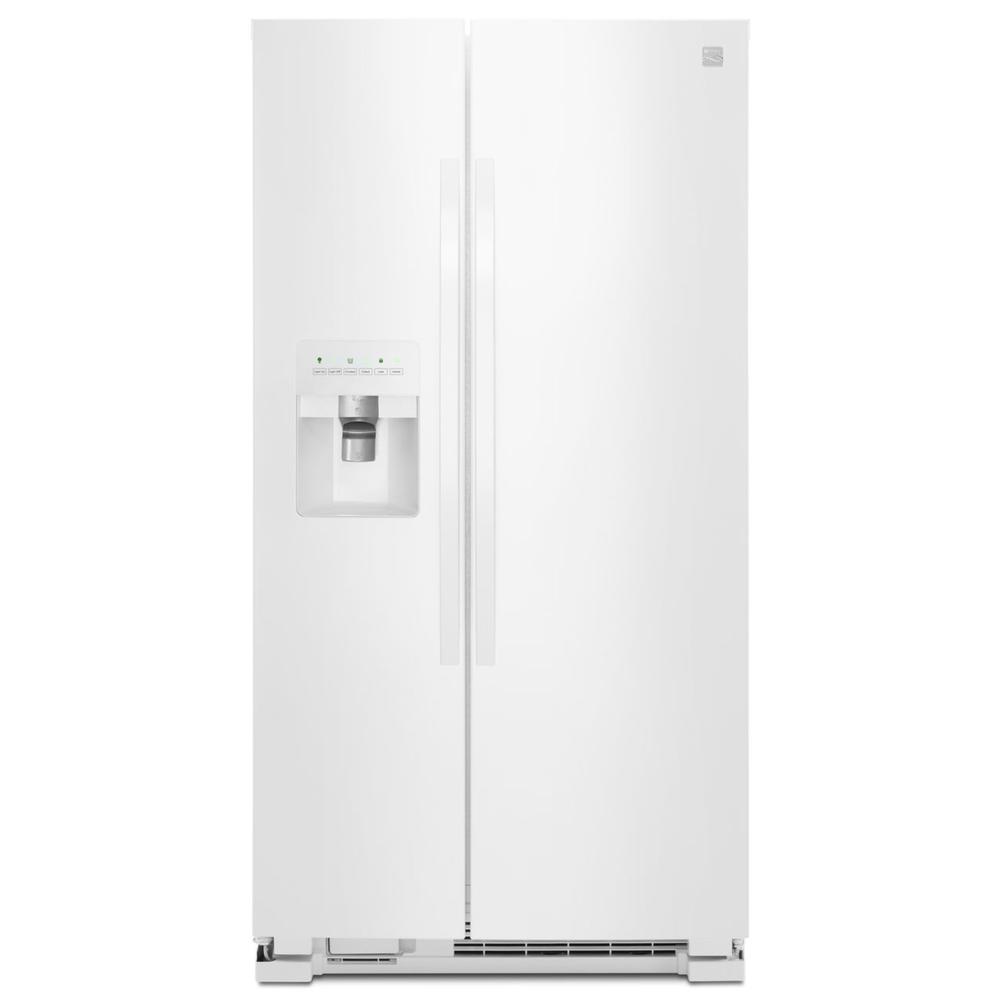 Kenmore 50042  25 cu. ft. Side-by-Side Refrigerator with Ice & Water Dispenser - White