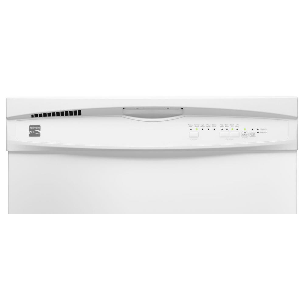 Kenmore 17382 24" BuiltIn Dishwasher White