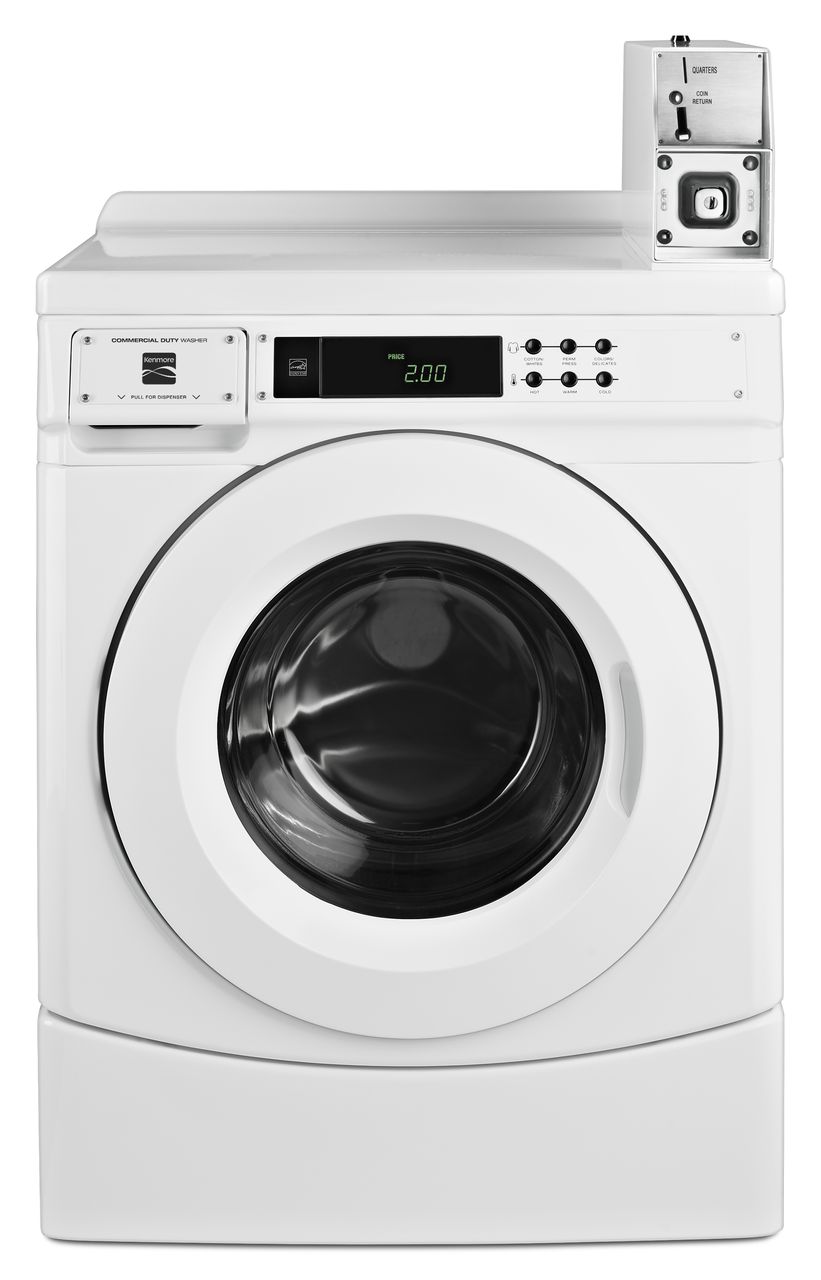 Kenmore 41952 27" Commercial Front-Load Washer w/ Coin Box - White