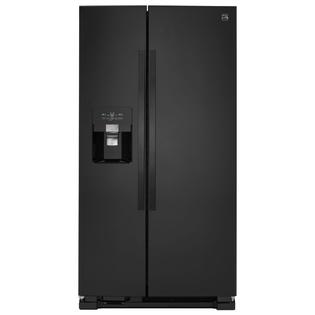 Kenmore 51339 25 Cu Ft Side By Side Refrigerator With Spacesaver Ice System Black