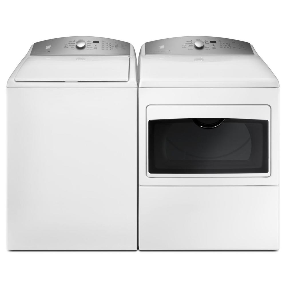 Kenmore 60372  27" 7.4 cu. ft. Electric Dryer with Glass Hamper Door - White