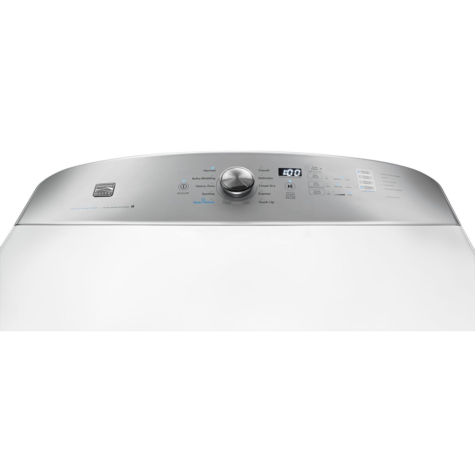 Thumbnail for Kenmore Elite 61632   9.2 cu. ft. Electric Dryer with SmartDry Ultra  White